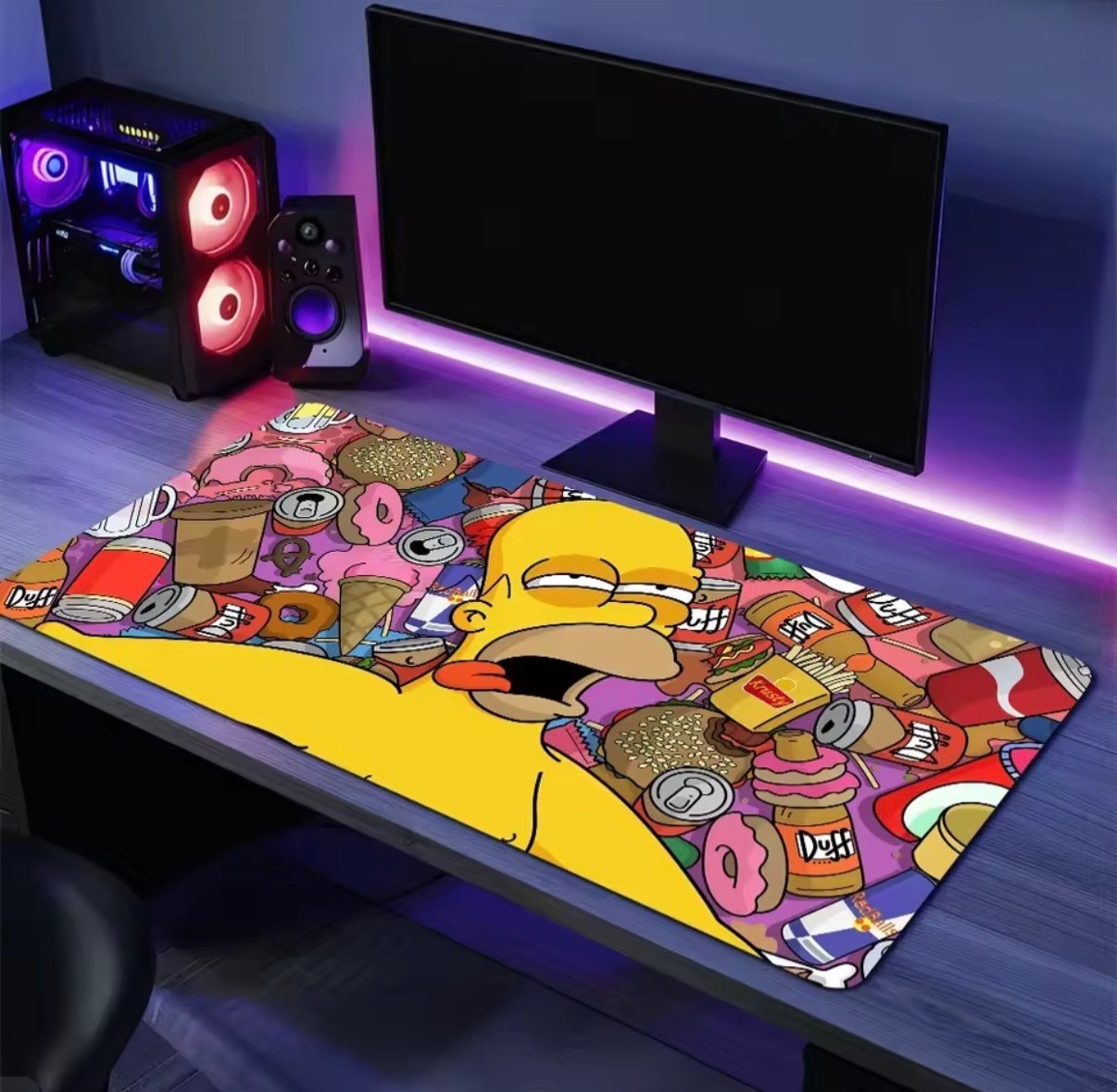 Homer Simpson Mouse Pad | The Simpsons Gaming + PC Desk Mat | Multiple Sizes