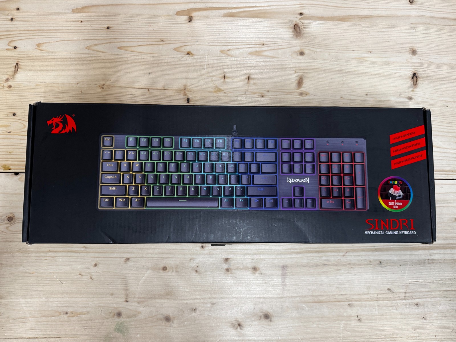 Redragon SINDRI K671 Mechanical Gaming Keyboard RGB Backlit Wired Full-Size