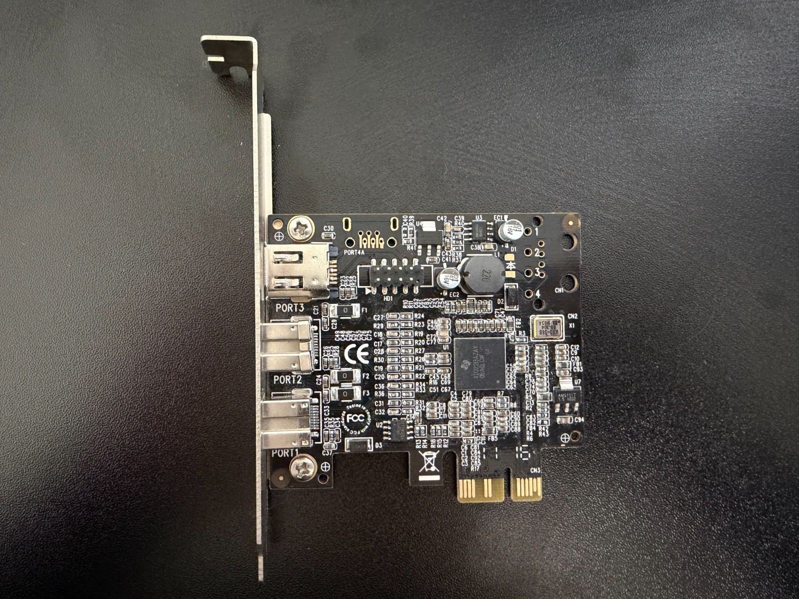 Syba SD-PEX30009 PCIe FireWire 800 400 IEEE 1394 Expansion Card 3 Port