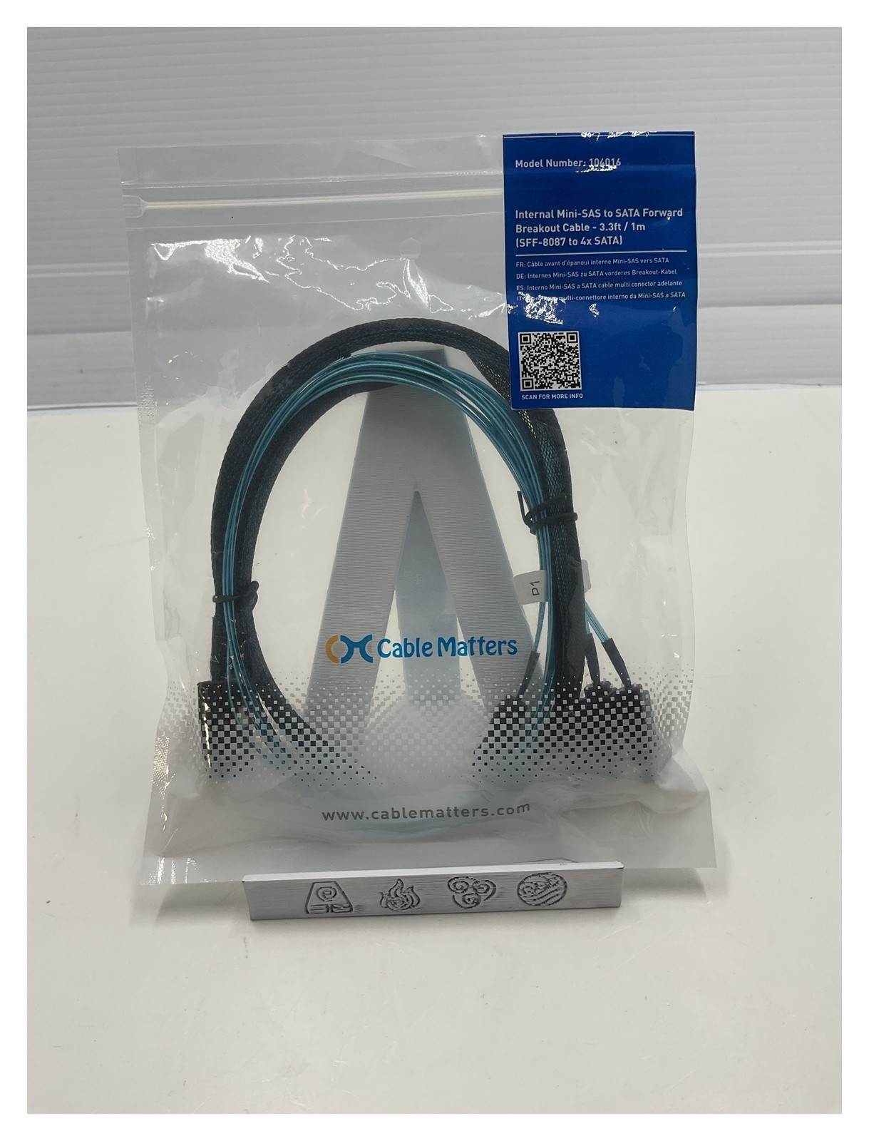 Cable Matters Mini-SAS to SATA Breakout Cable 3.3ft