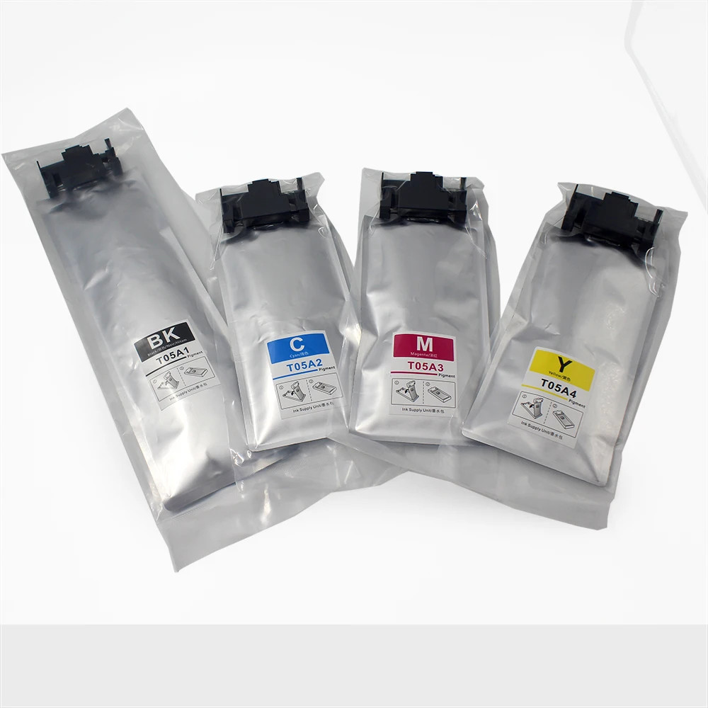 Compatible T05A1‑T05A4 Pigment Ink Bags for Epson  Pro WF‑C878R WF‑C879R Printer