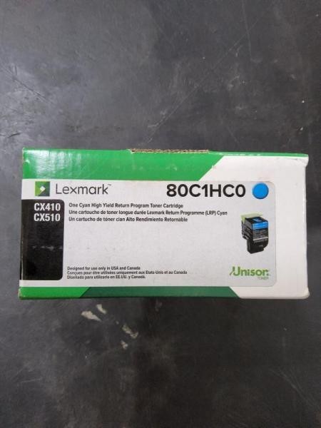 Lexmark CX410 CX510 High Yield Cyan Toner  80C1HC0 OEM Quality