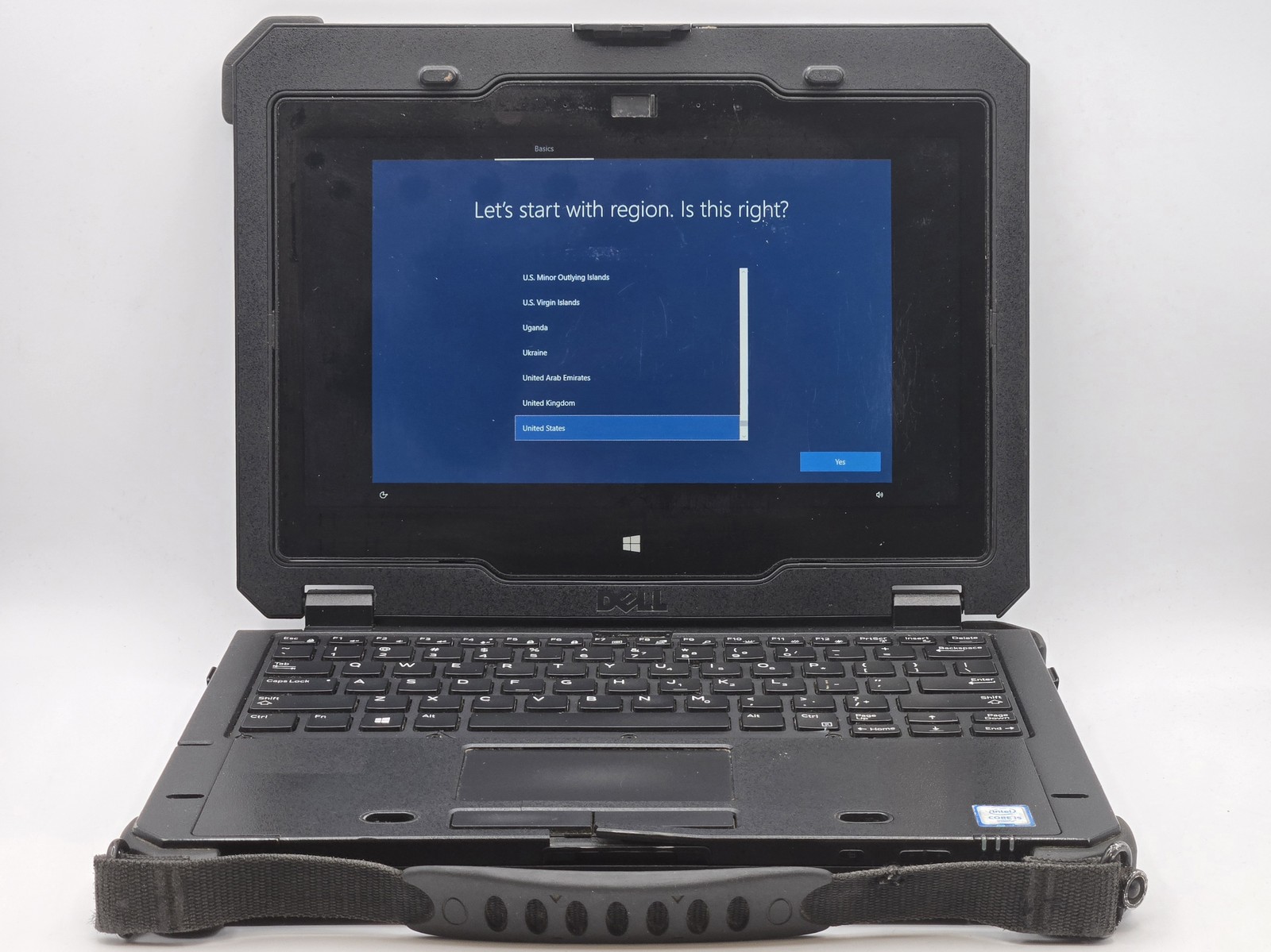 LATITUDE 7214 RUGGED EXTREME 12" I5-6300U 512GB 8GB W10P Backlit Keyboard *READ*