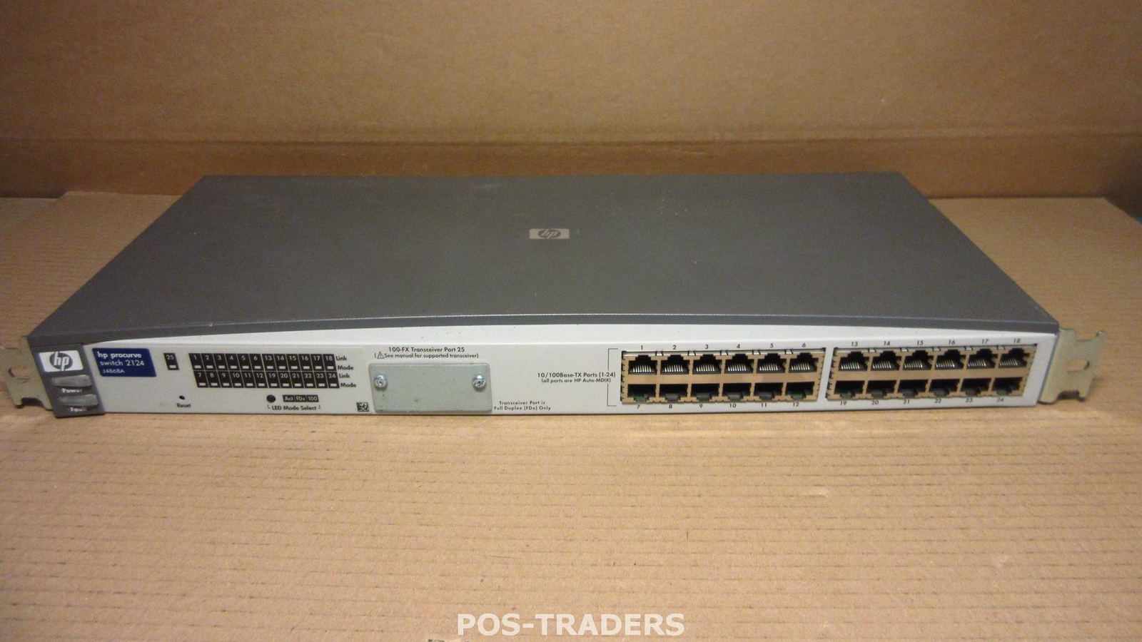HP 2124 Unmanaged 24x RJ-45 10/100 Mbps Ports ProCurve Network Switch J4868A 