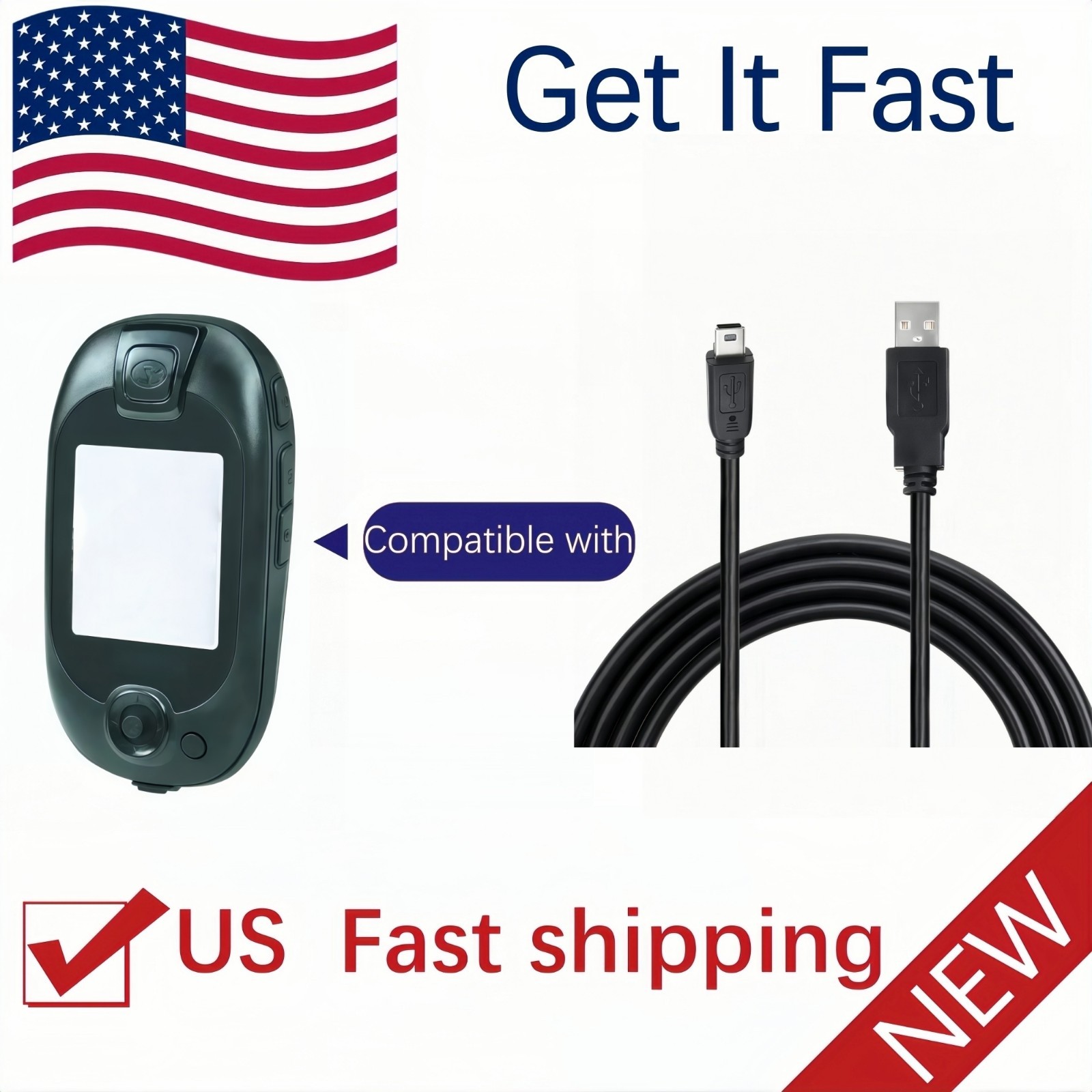 USB Data Cable for Golf Buddy Pro Tour DSC-GB200 GolfBuddy GPS Rang Finder