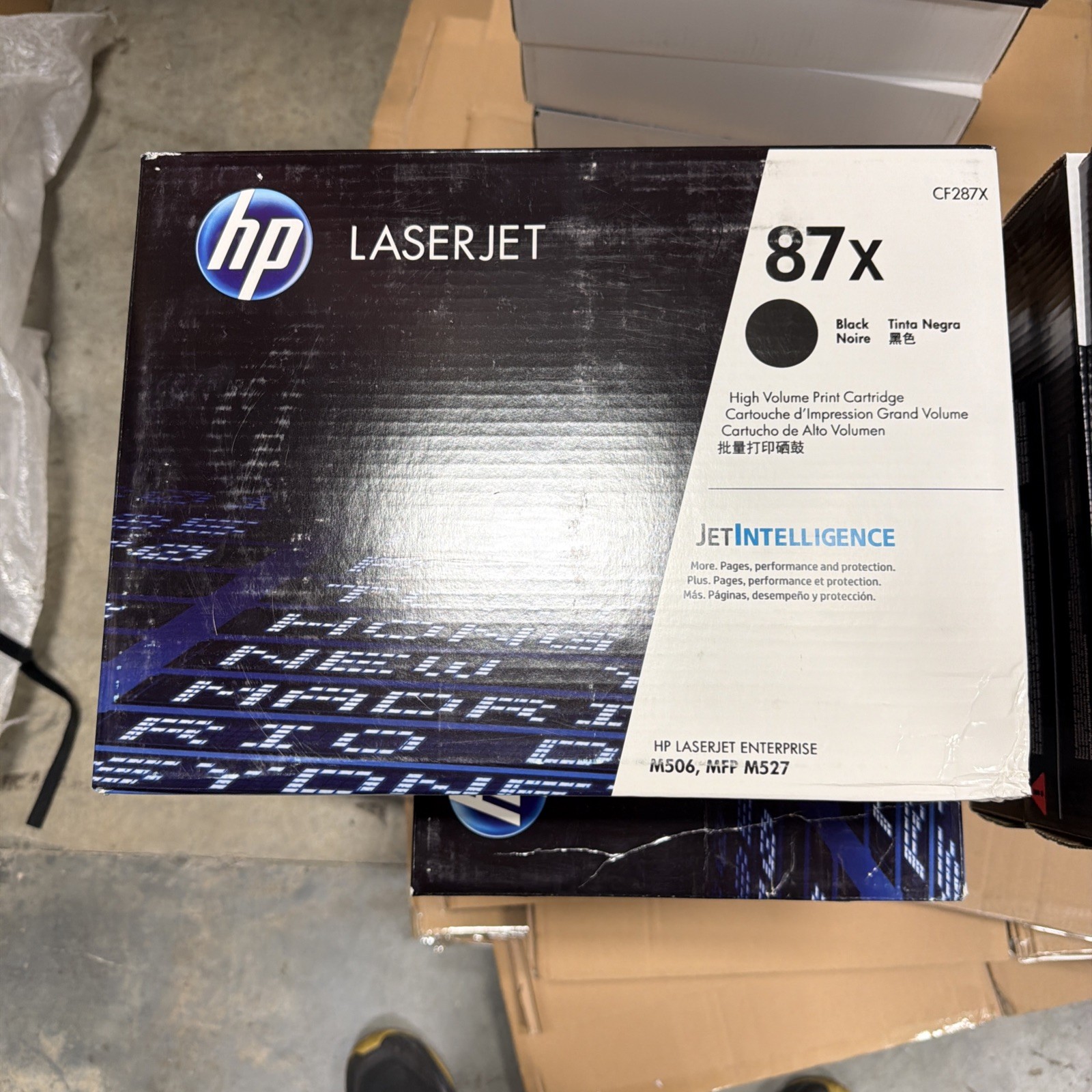 Genuine HP 87X CF287X High Yield Black Toner Cartridge OEM - Never Used Open Box