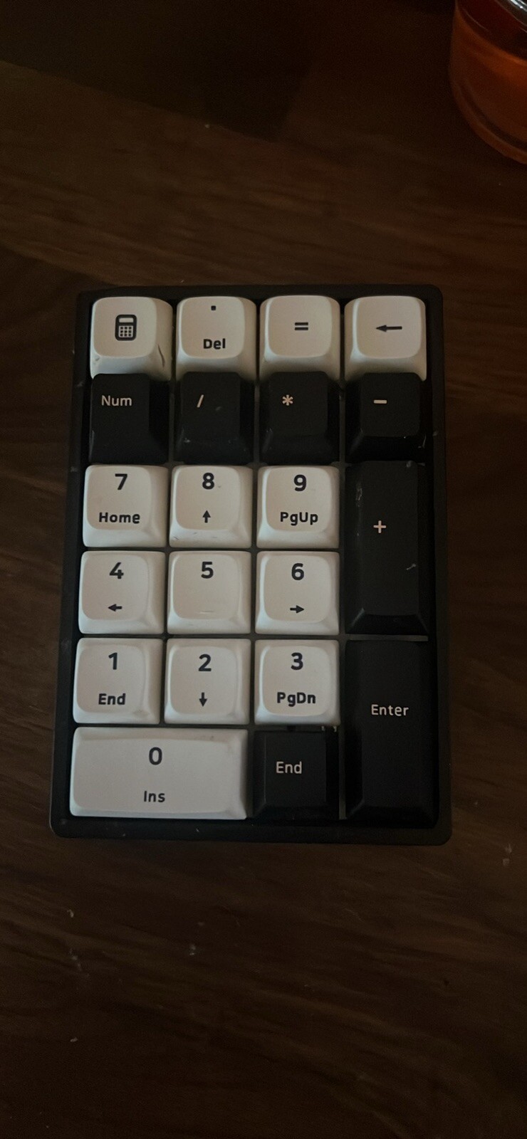 External mechanical numpad