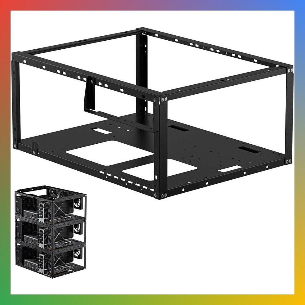 PC Test Bench, Open Air PC Case, Open Frame Computer Chassis, Techbench Server R