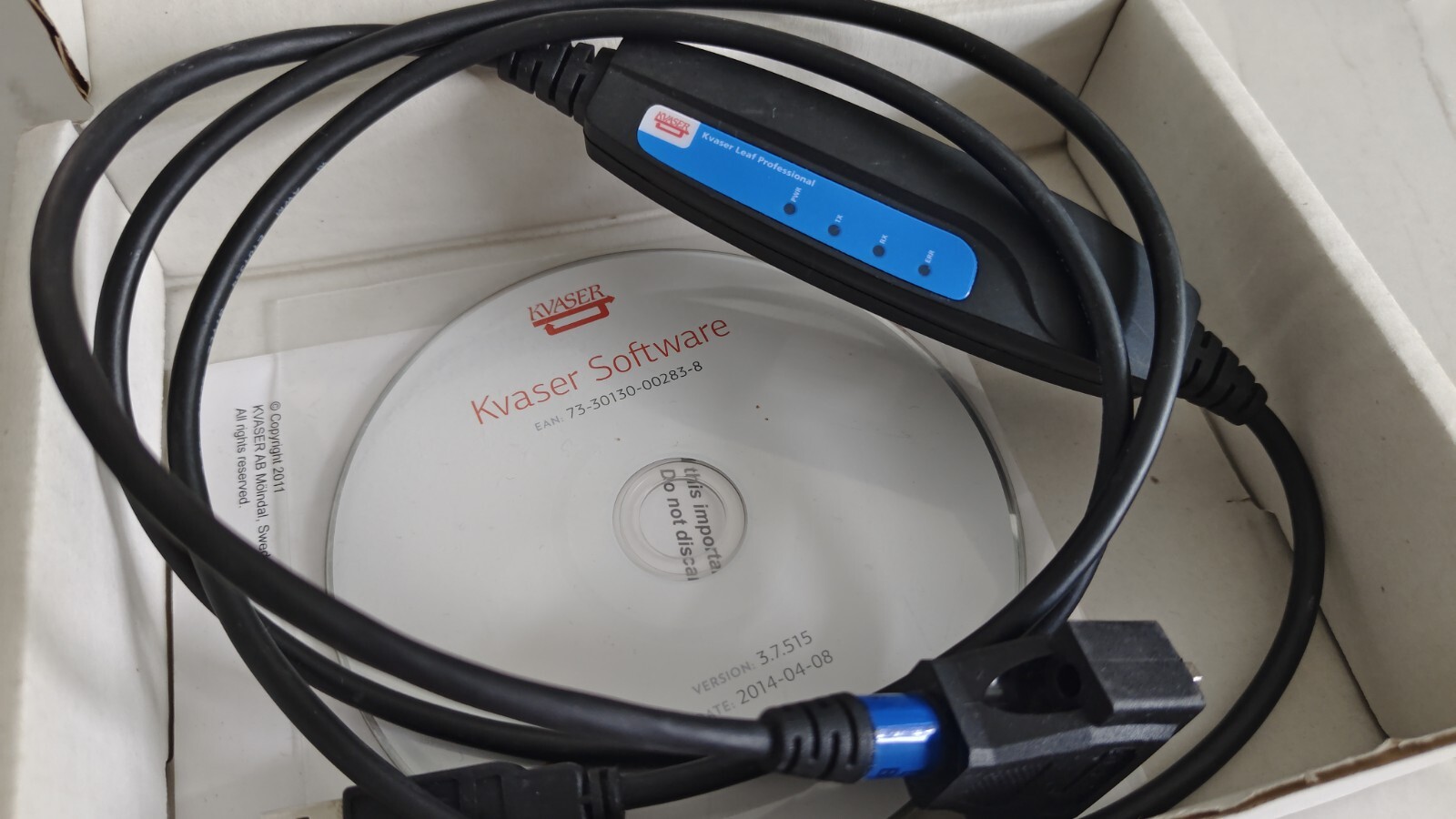 Kvaser Leaf Professional LIN USB to LIN Bus Interface 