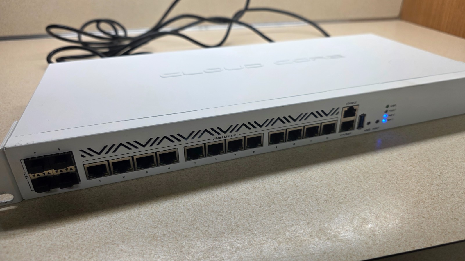 MIKROTIK CCR2116-12G-4S+ Cloud Core Router 13x Gigabit 4x 10G SFP+