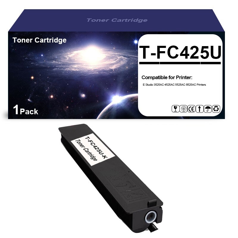 1 Pack T-FC425U Toner Cartridge for Fore Studio 3525AC 4525AC 5525AC 6525AC