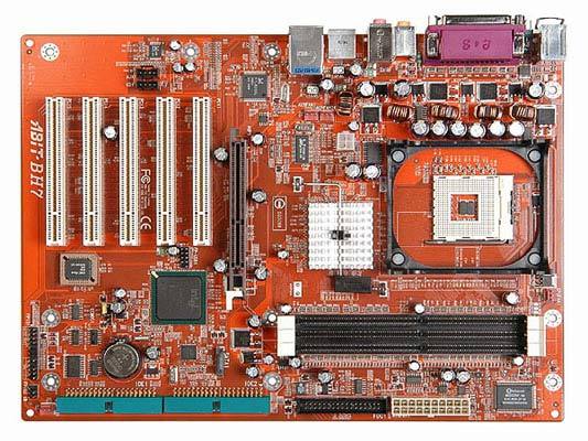 ABIT BH7-E, Socket 478, Intel Motherboard +CPU 1.7GHz +RAM 512Mb +I/O SHIELD