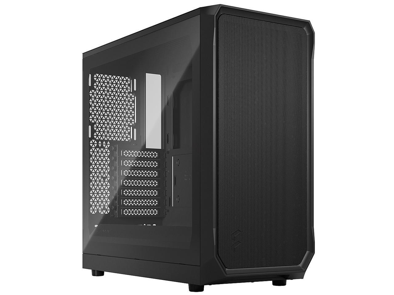 Fractal Design Focus 2 Black ATX mATX Mini ITX Clear Tinted Tempered Glass Mid T