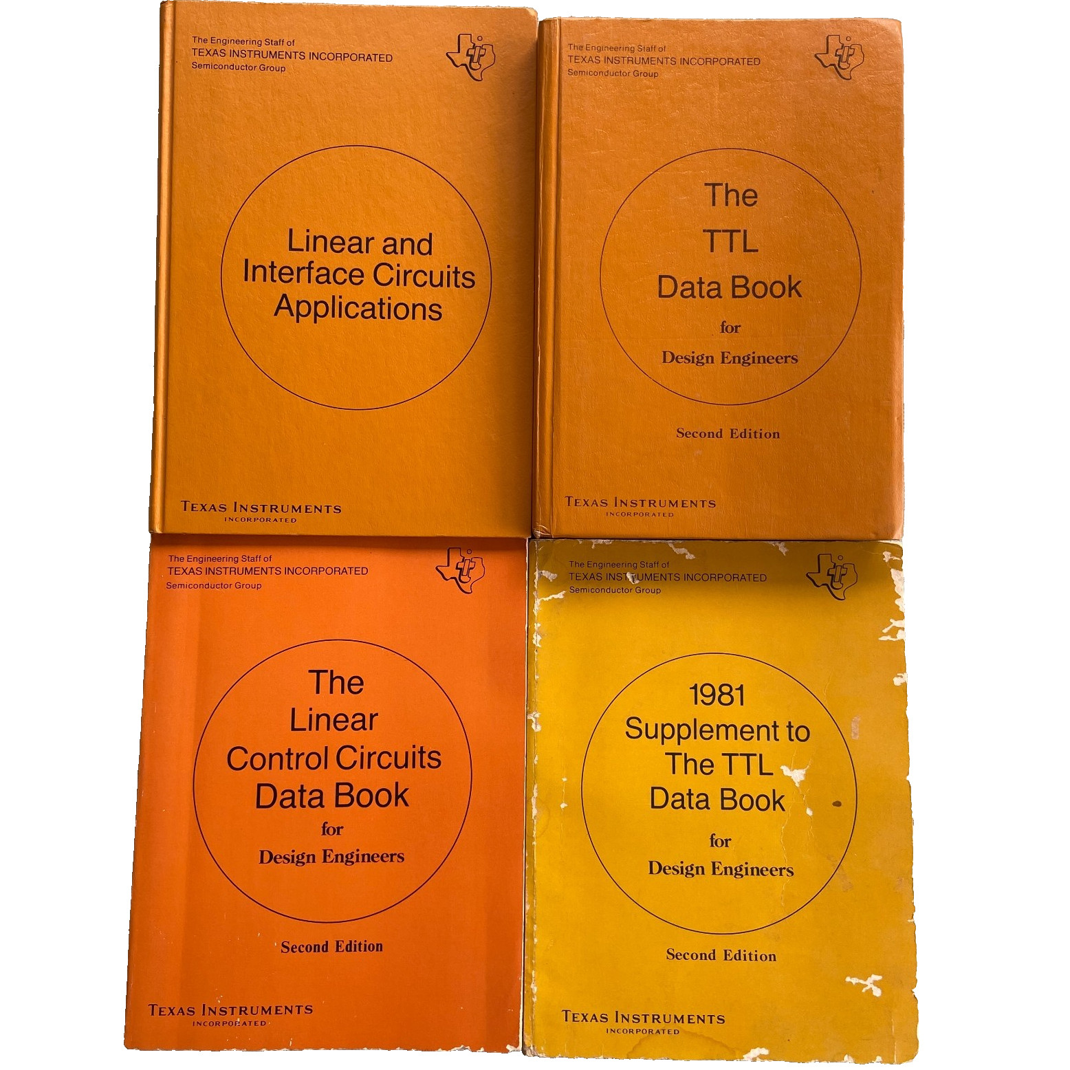 Texas Instruments TTL Data 2nd Ed. Supplement Circuits Interface Linear Book Lot