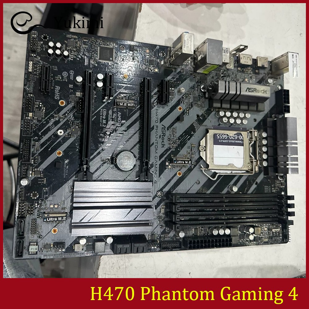 FOR ASROCK H470 Phantom Gaming 4 DDR4*4 Socket 1200 128GB ATX Ｍotherboard Test