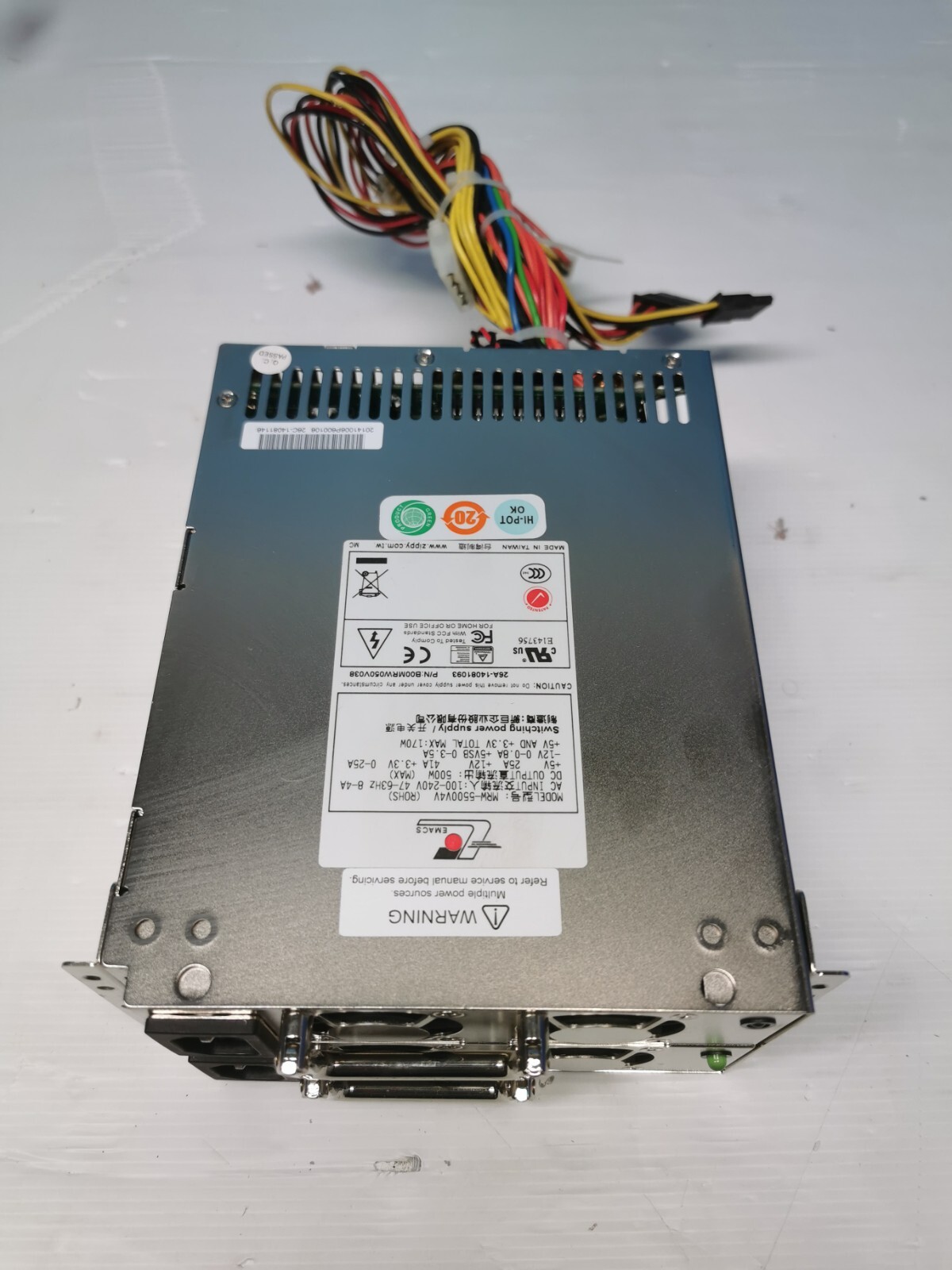 Zippy EMACS MRW-5500V4V 500W Redundant Server Power Supply