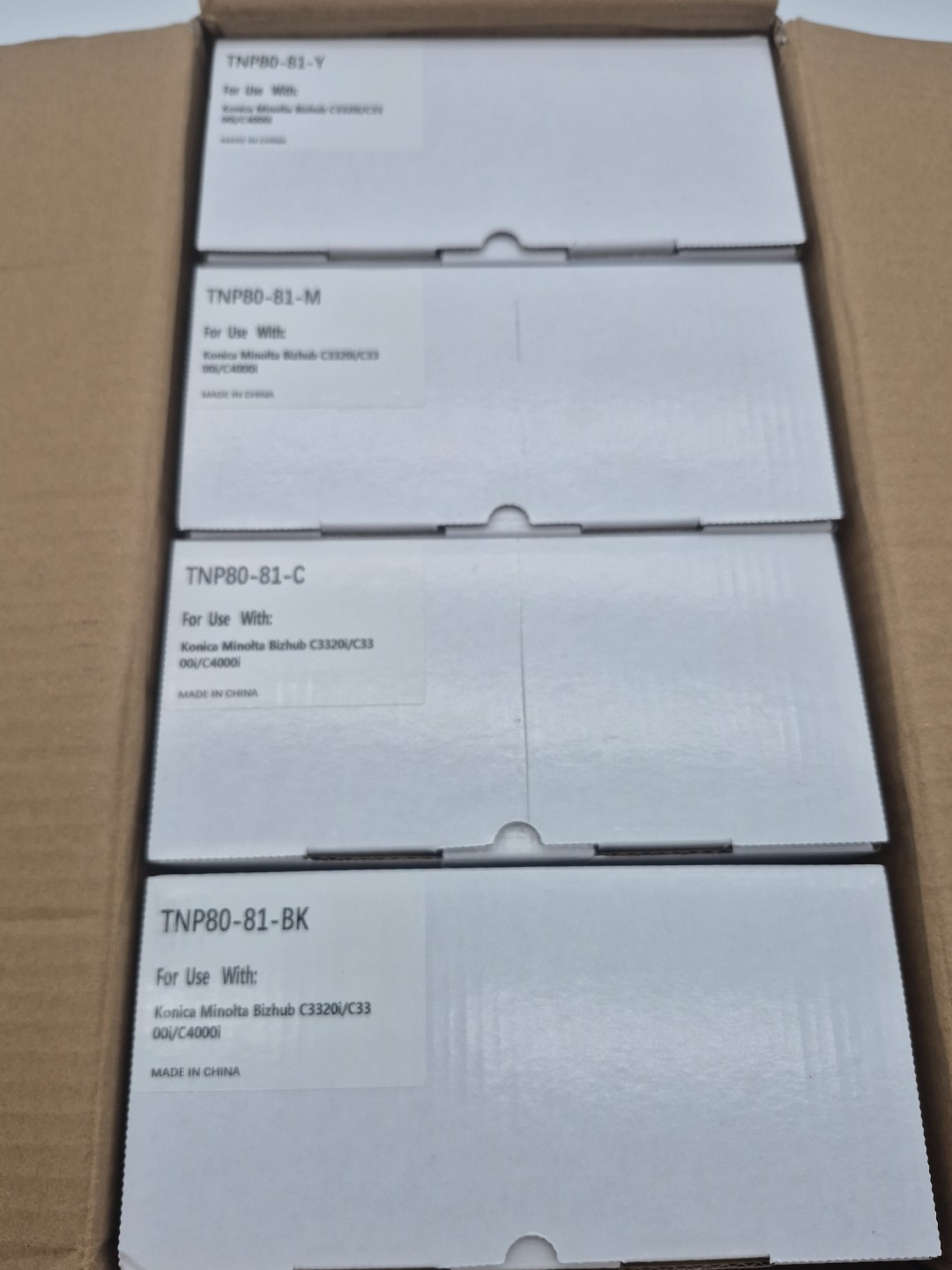  TNP80 TNP81 Toner Cartridge Replacement for bizhub C3320I/C33OOI/C4000I