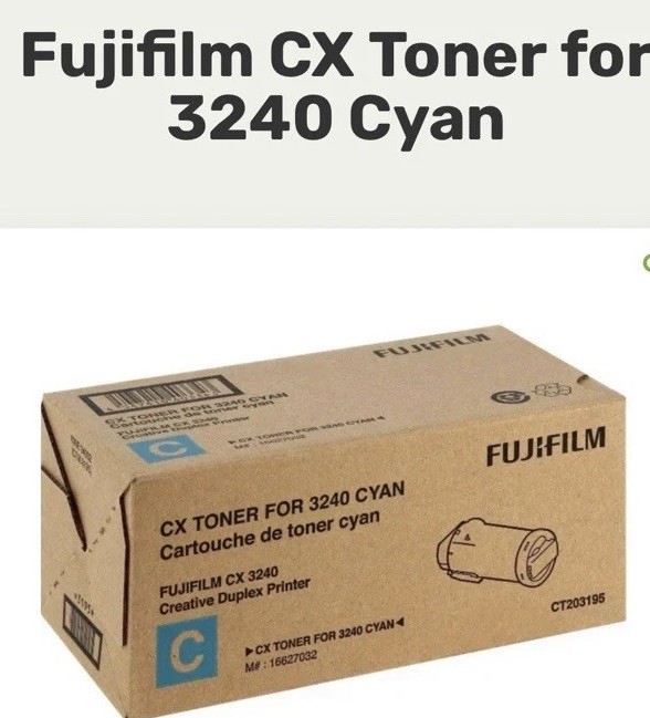 Fujifilm CX Toner For 3240 Cyan Model CT203195 Fuji Film factory sealed