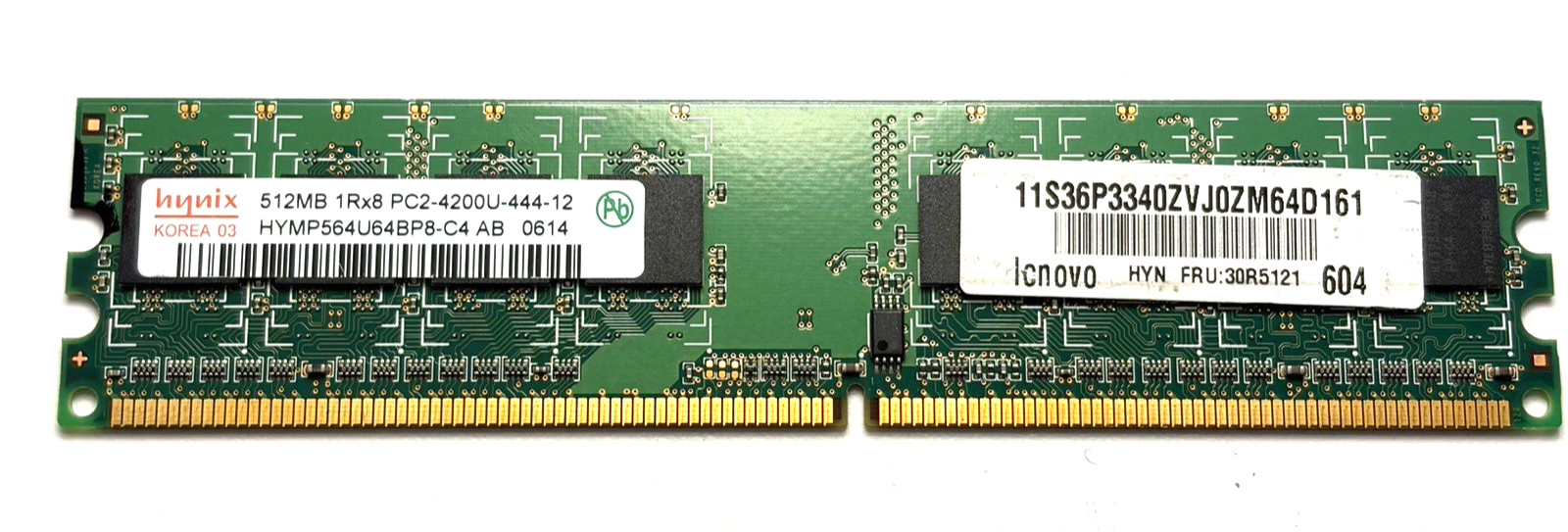 Hynix 512MB DDR2-533 PC2-4200U Desktop RAM HYMP564U6B4BP8-C4 AB Tested