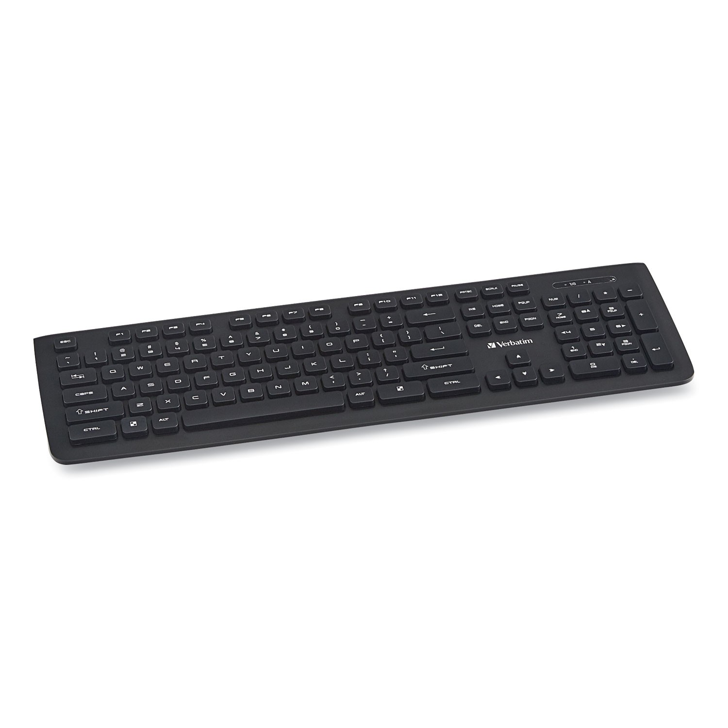 WIRELESS SLIM KEYBOARD, 103 KEYS, BLACK