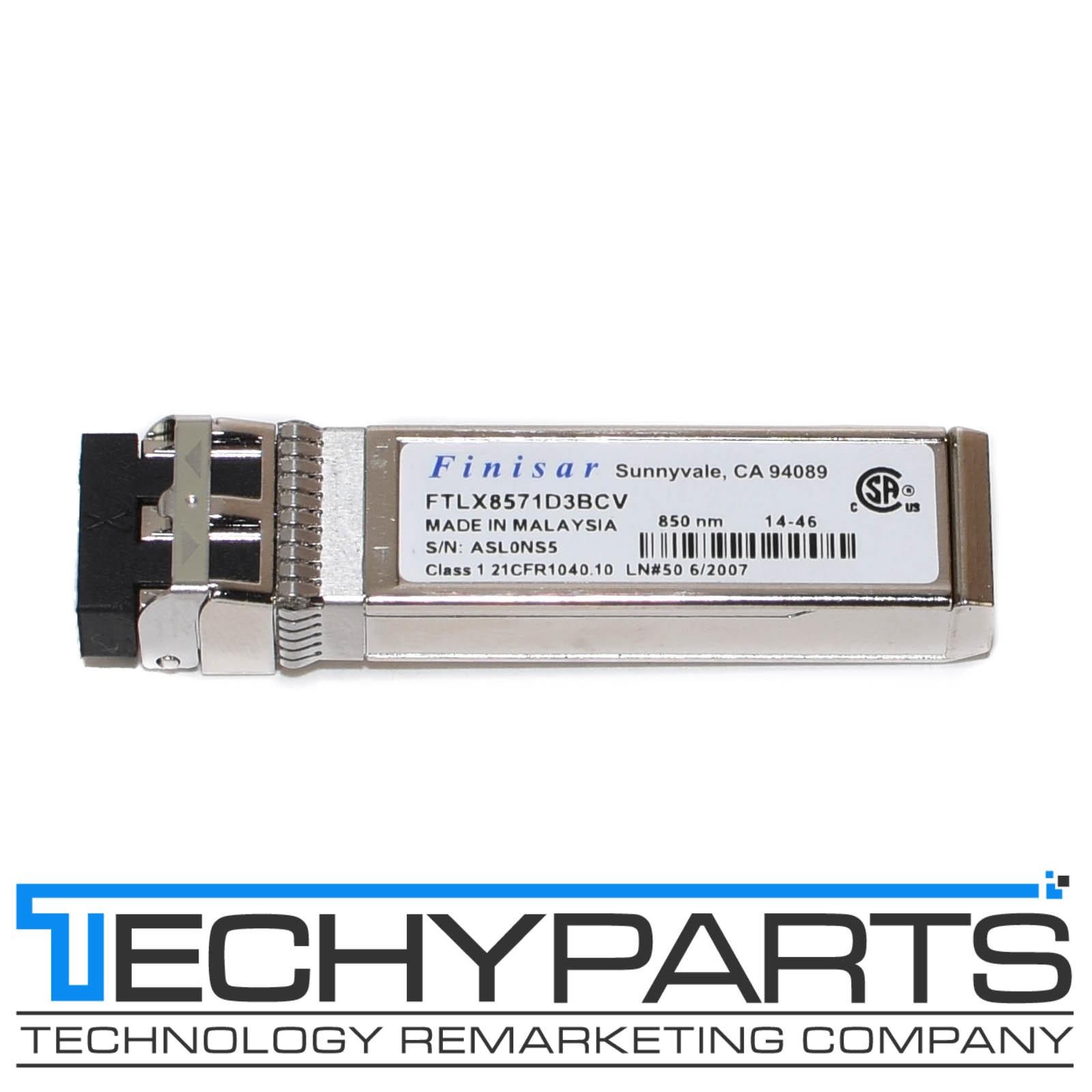 Finisar FTLX8571D3BCV 1/10G Dual Rate 10GBASE-SR 1000BASE-SX SFP+ FC Transceiver