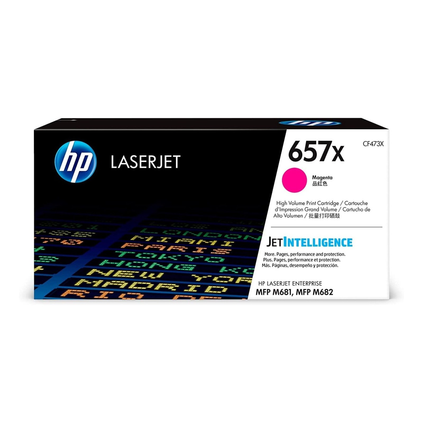 New Open Box HP 657X High Yield Magenta Original LaserJet Toner Cartridge, CF47