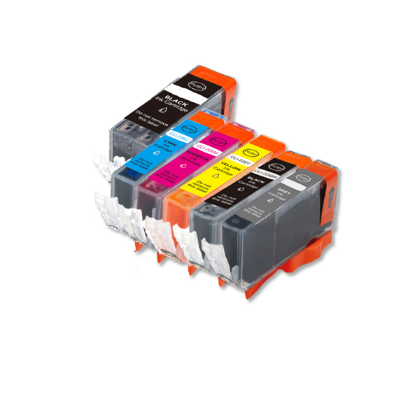 6 Pack New Ink Set fits Canon PGI-220 CLI-221 Pixma MP980 MP990 Fast Shipping