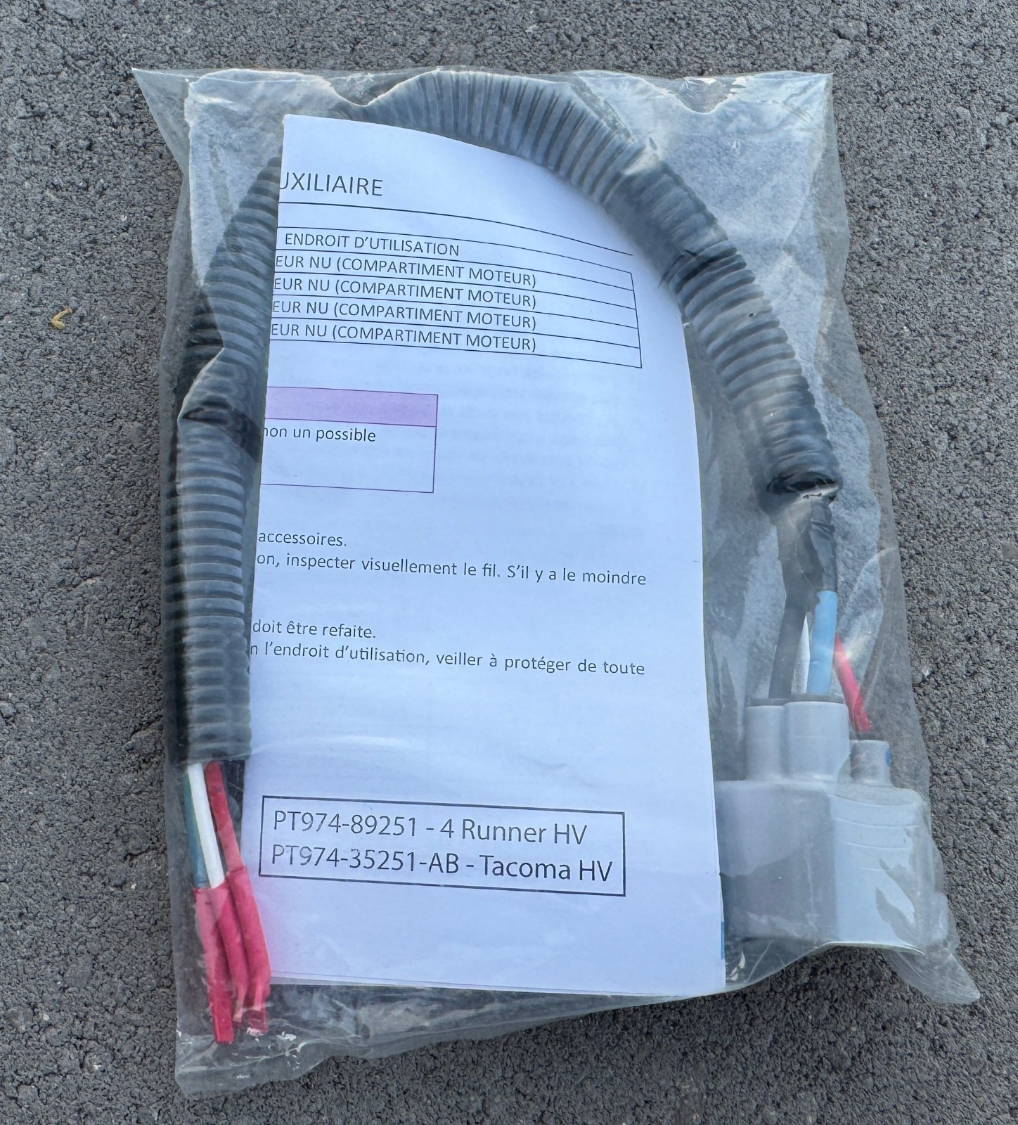 2024 - Present Genuine OEM Toyota Tacoma 4 Runner TRD Wiring Harness PT974-89251