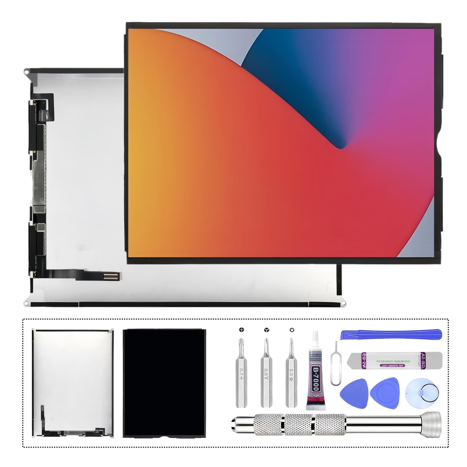 passionTR LCD Screen Replacement for iPad 7th/8th/9th Gen 10.2" | Fits A2197 ...