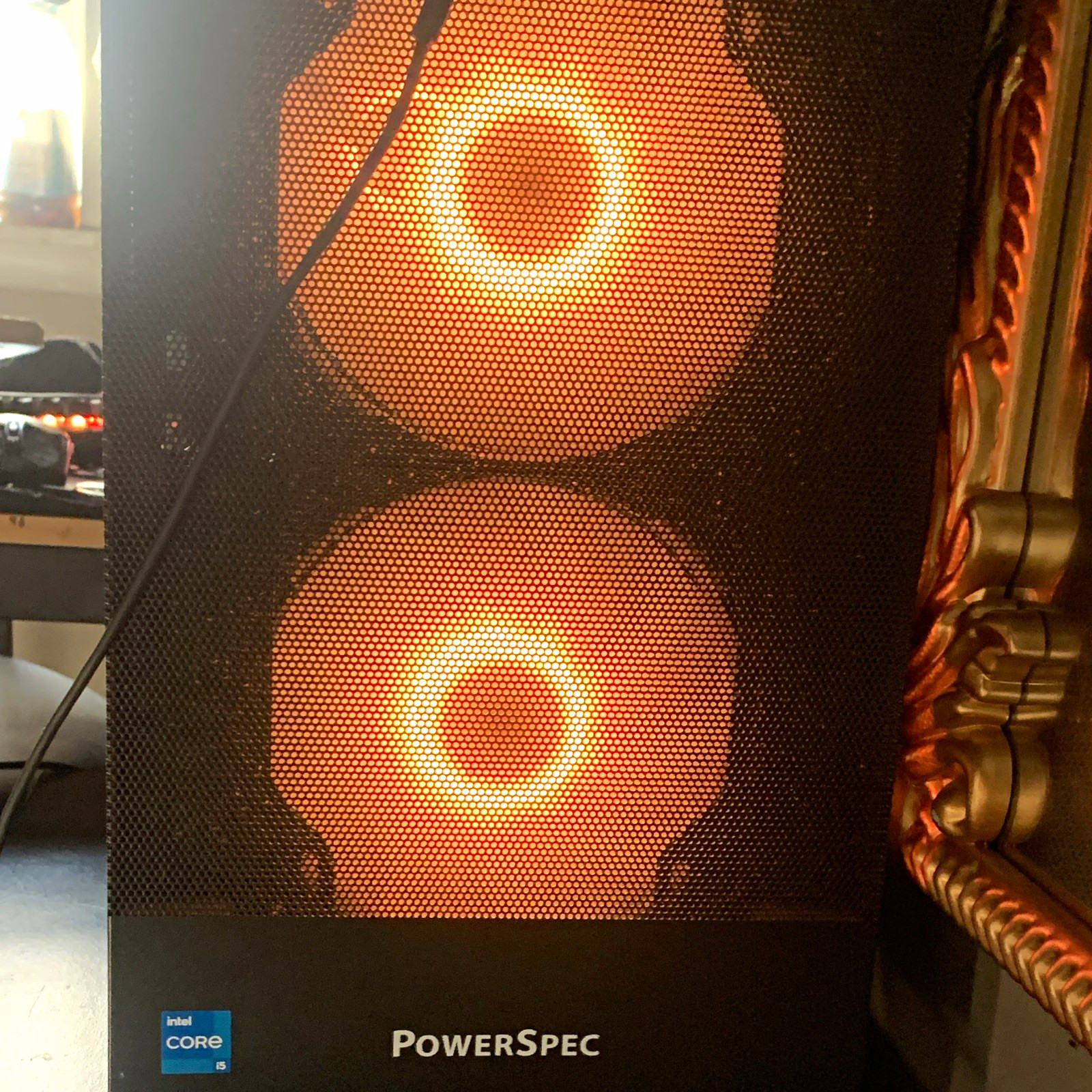 PowerSpec Gaming Tower Desktop PC Intel Core i5 NVIDIA GeForce RTX 5060 Black