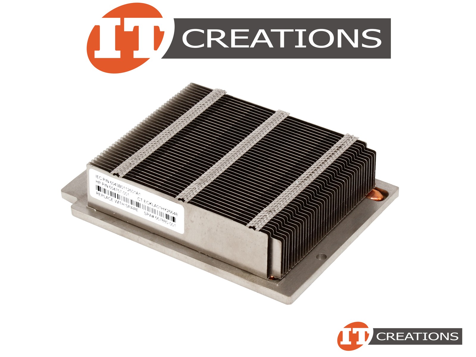 LOT OF 4 HP STD CAGED TYPE HEATSINK FOR HP DL360P GEN8 667880-001
