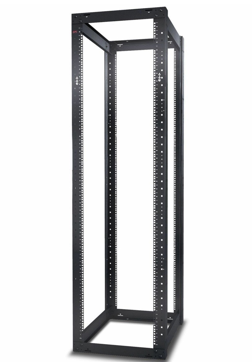 APC NetShelter Open Frame 19-Inch Server Rack (44U) Ample Hardware & Rails