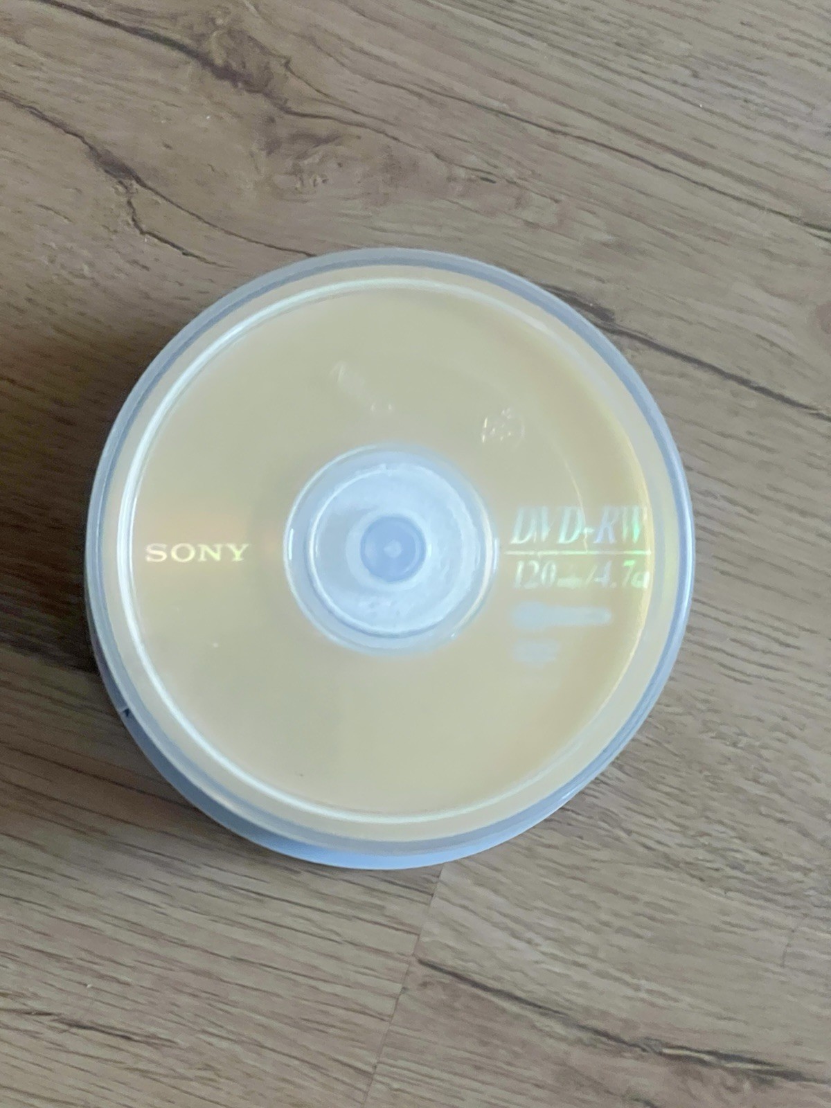 Sony DVD-RW Discs for DVDs rewritable stack of discs