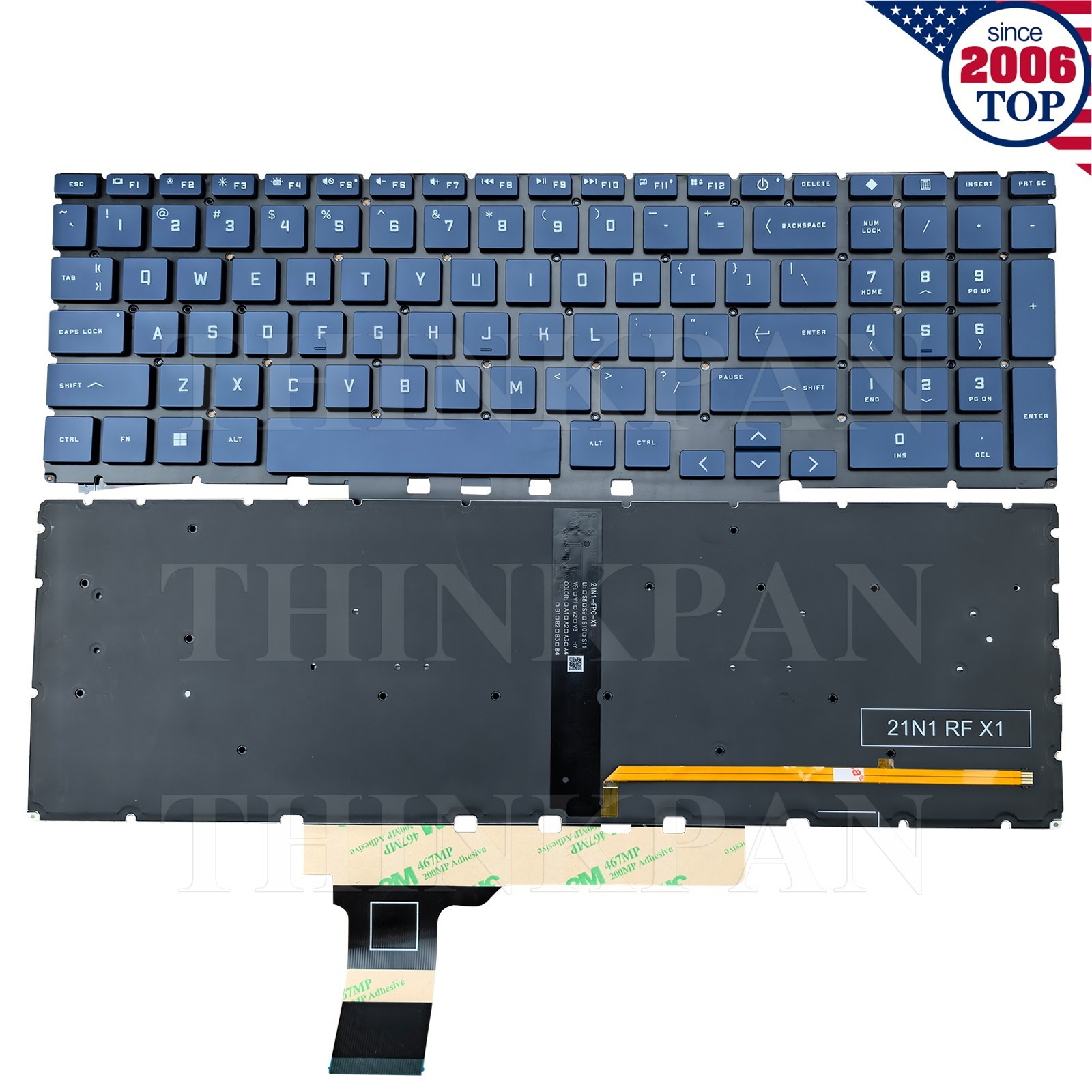 New US Keyboard Backlit for HP Victus 15-FA 15-FA0031DX 15-FB 15-FB1013DX series