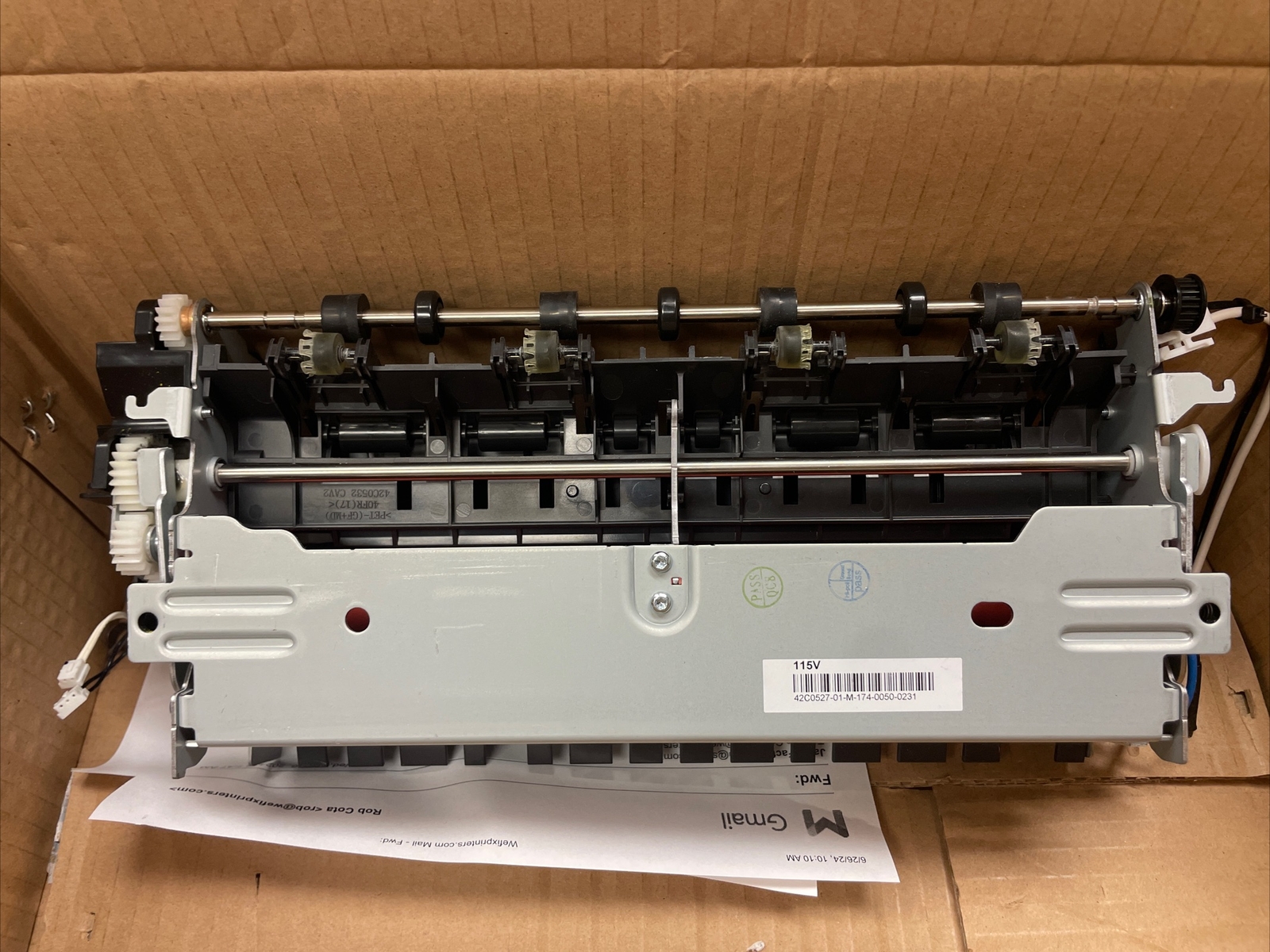 Genuine Lexmark 41X2096 Fuser Maintenance Kit