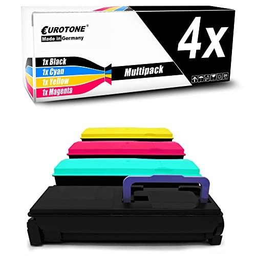 Eurotone 4x Inkjet Ink Cartridge Compatible with Kyocera TK540 Multicolor