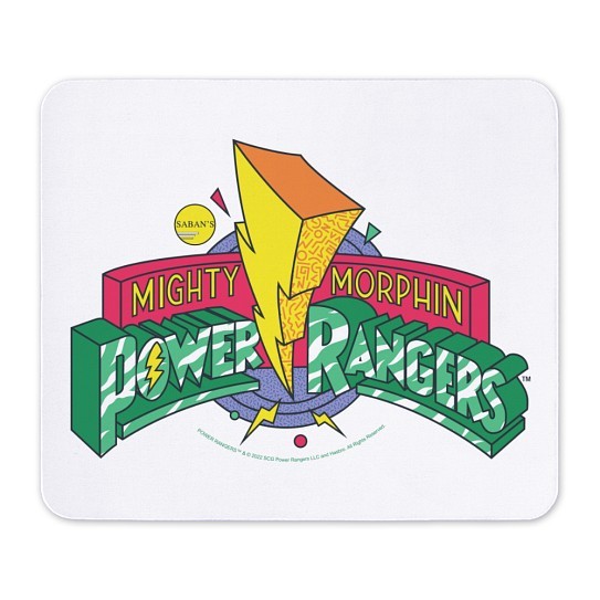 CafePress Mighty Morphin Power Rangers Logo Mousepad  (968405444)