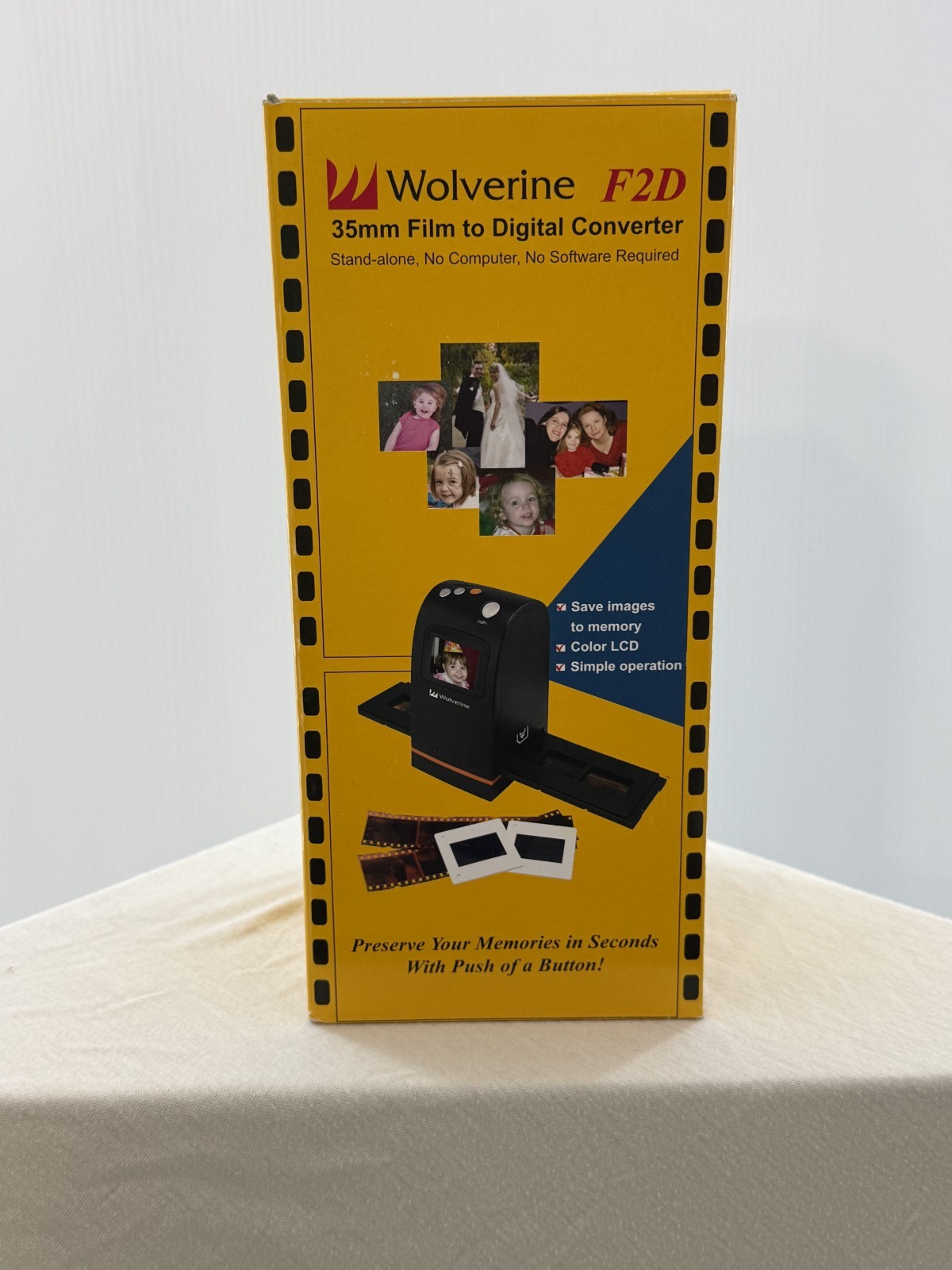 Wolverine F2D 35mm Film to Digital Converter Stand-Alone  Sealed Working Order