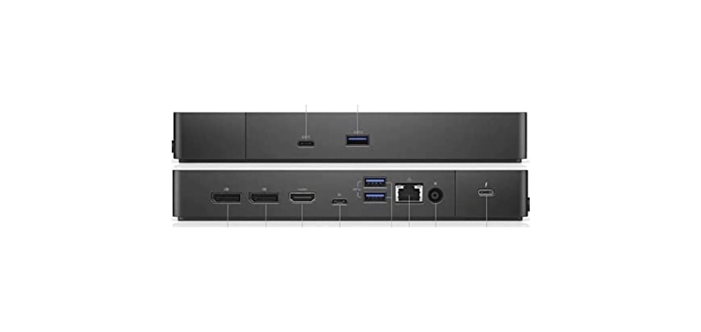 Lot of 8 Dell WD19TBS Thunderbolt USB 3.0 USB-C Dock HDMI, No AC: Good