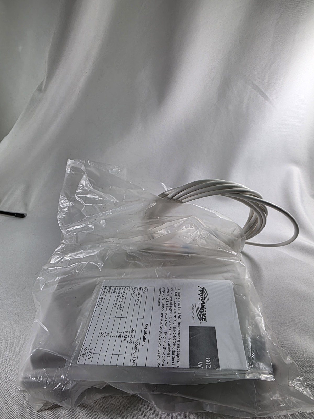 802.11 n/ac Quad Patch Antenna With RPTNC Plug Connectors