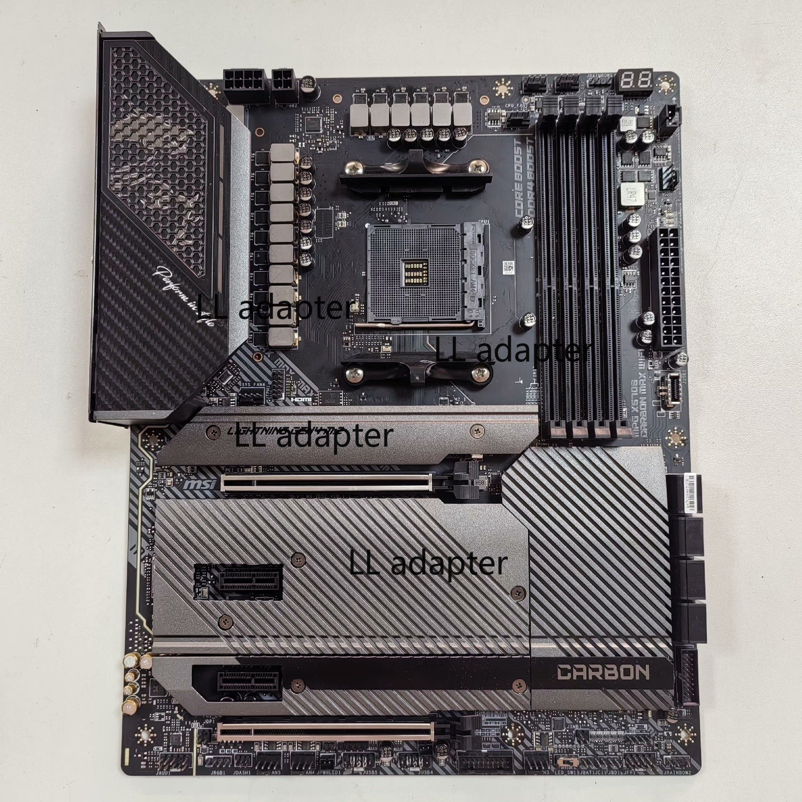 FOR MSI MPG X570S CARBON MAX WIFI DDR4*4 AMD AM4 128GB HDMI Motherboard Test OK