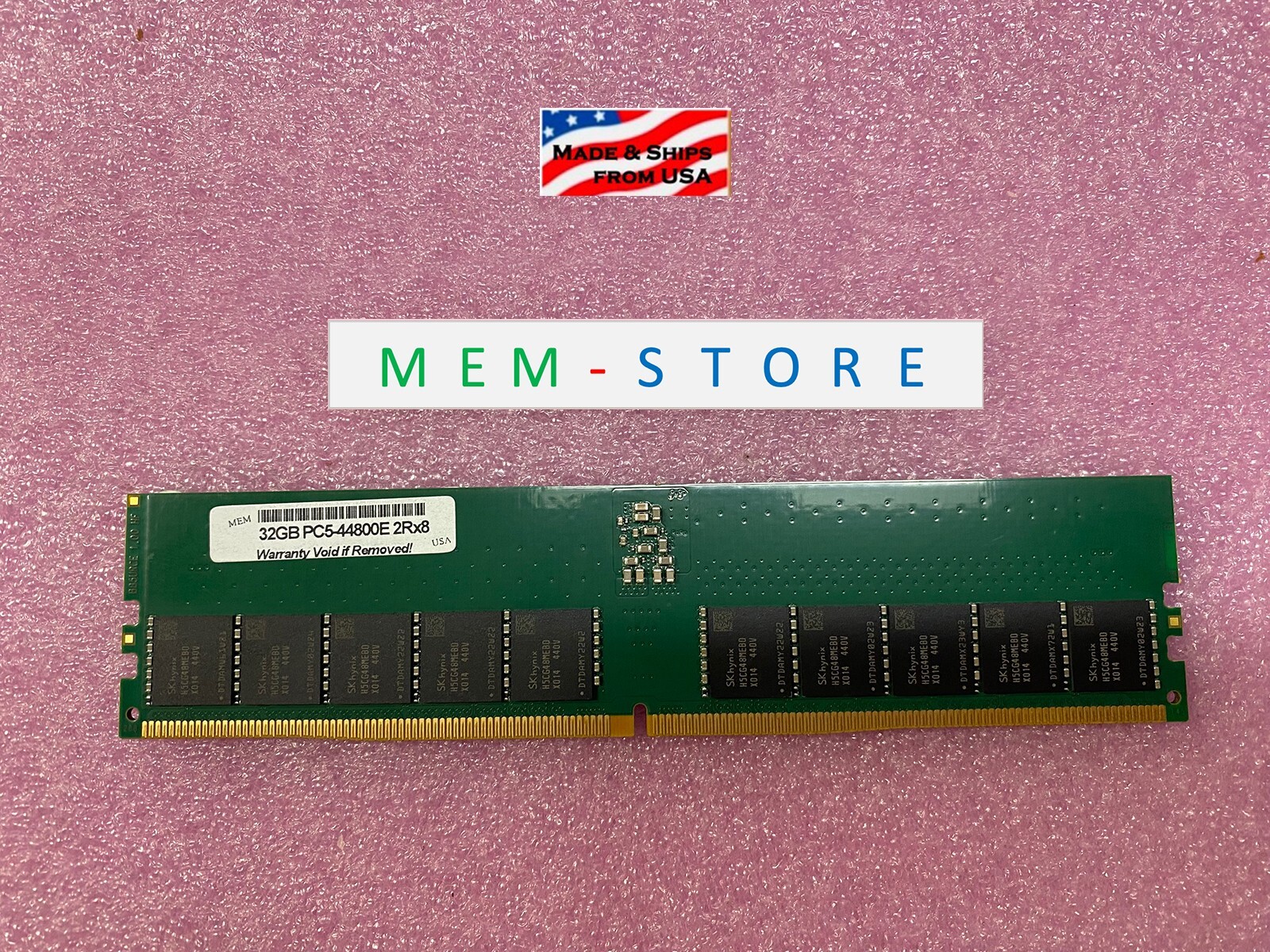 32GB PC5-44800E UDIMM ECC 5600 RAM Compatible for Asus Pro WS B850M-ACE SE Board
