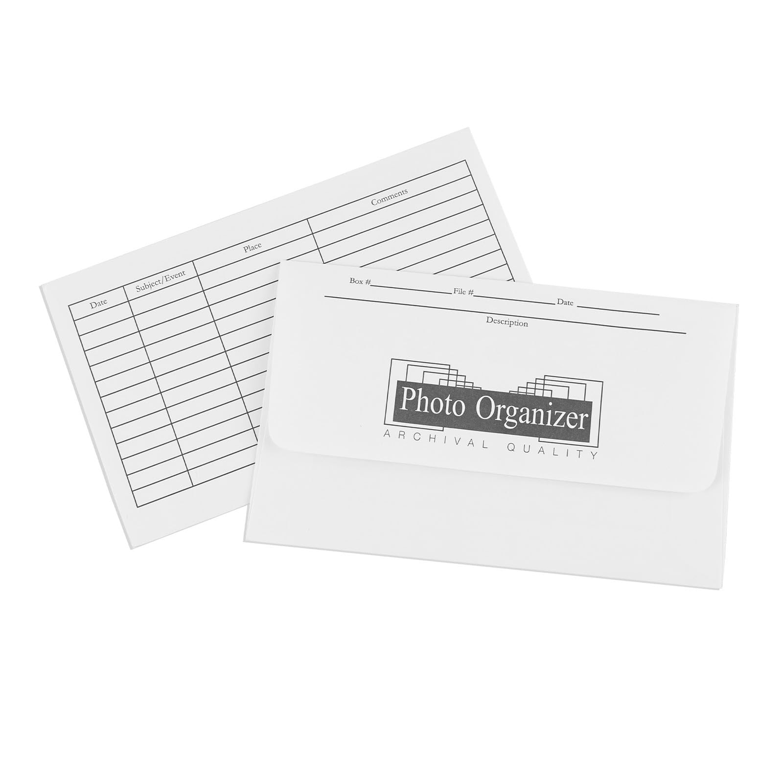 25 Pack Acid Free Photo Envelopes 4x6 inches Compatible with Lineco Box