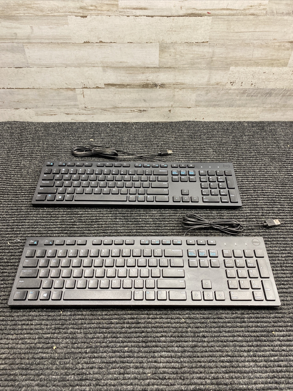 NOS Lot of 2 Dell KB216t Multimedia Keyboard - Black USB