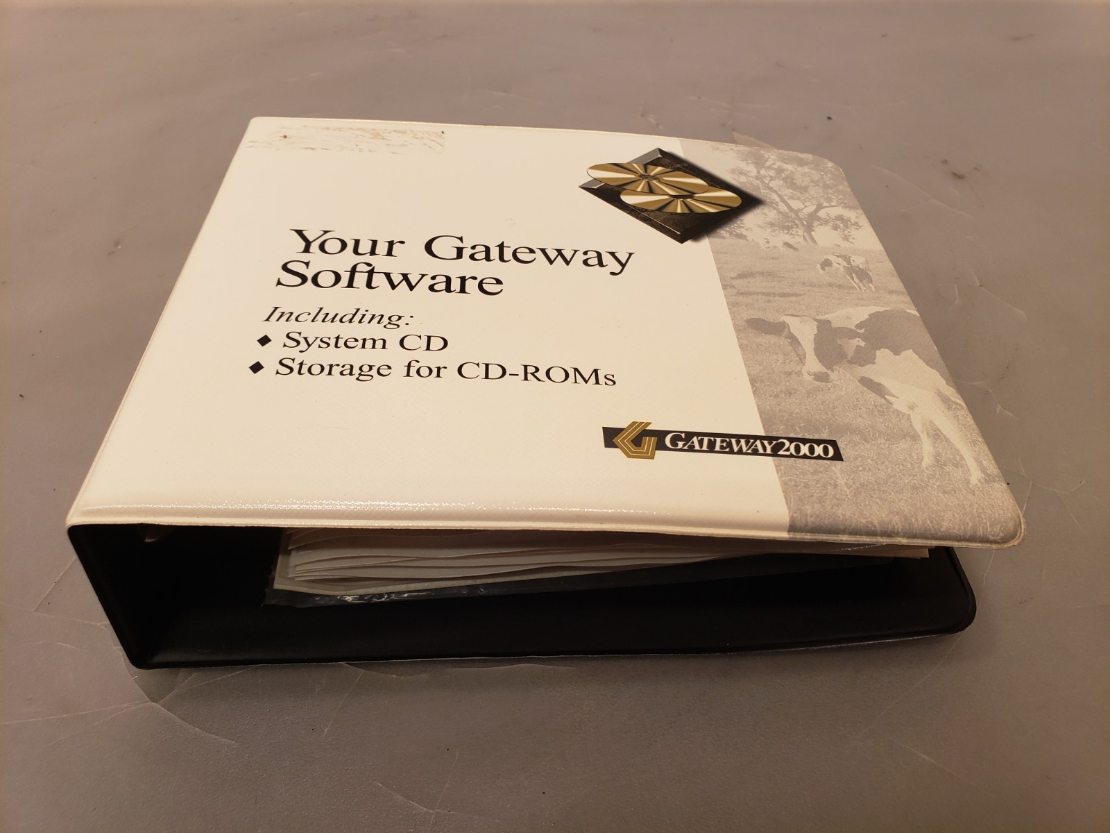 Vintage Original OEM Gateway 2000 Software Bundle CDs Binder Full of Discs