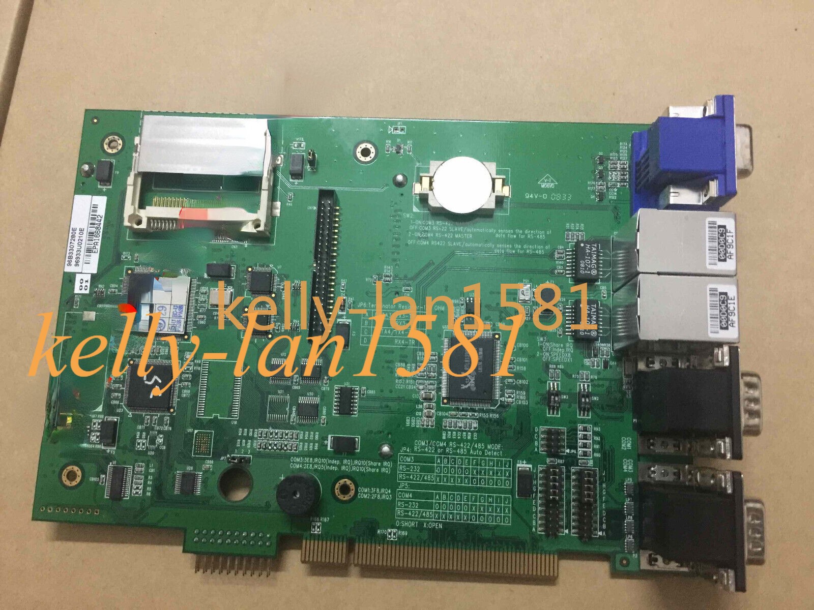 100% Test 100% Test UNOB-3002MB REV A1 01-4 SOM-4481 (by DHL or Fedex)