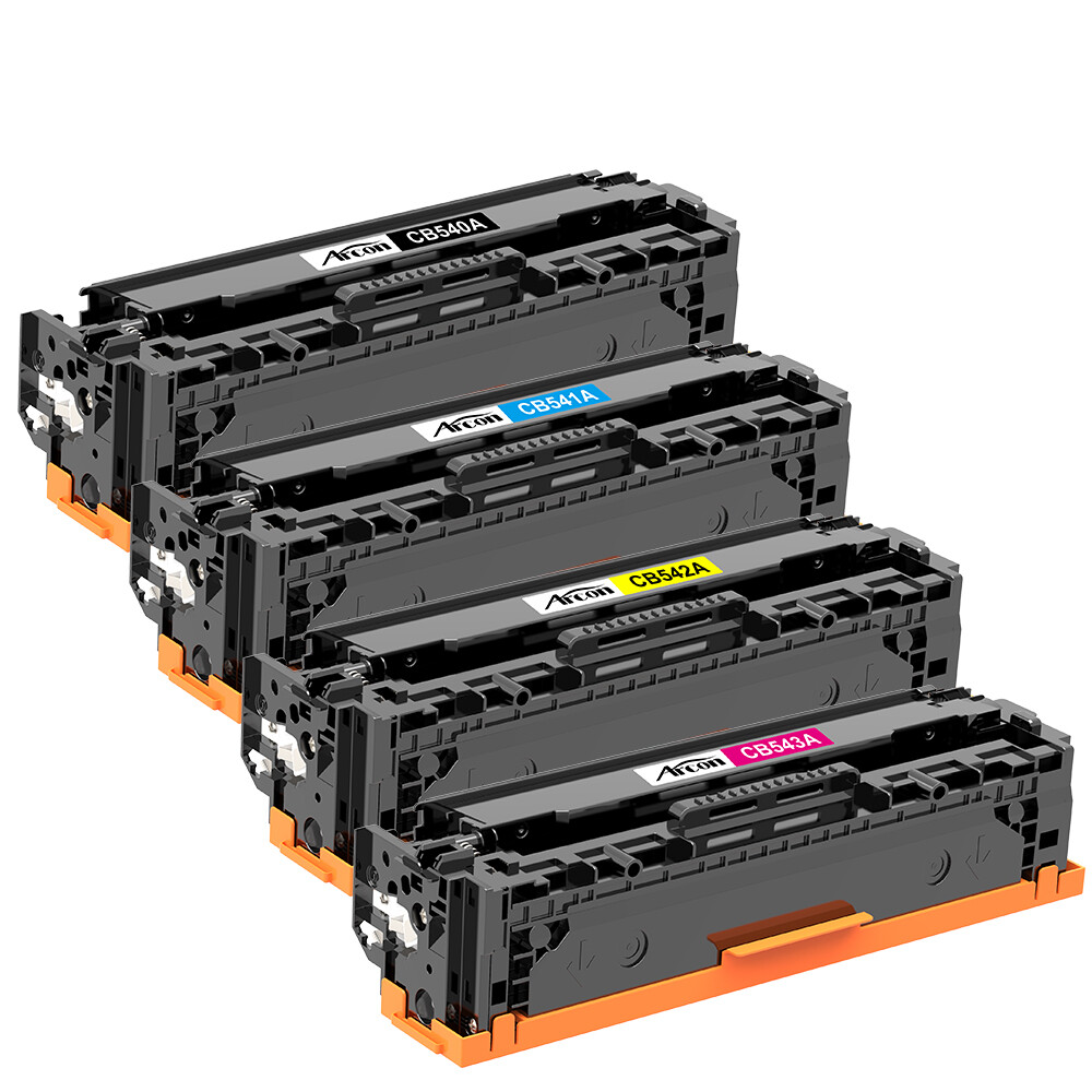 4PK CB540A Toner Cartridge For HP 125A Laserjet CP1215 CP1518ni CM1312 CP1525nw