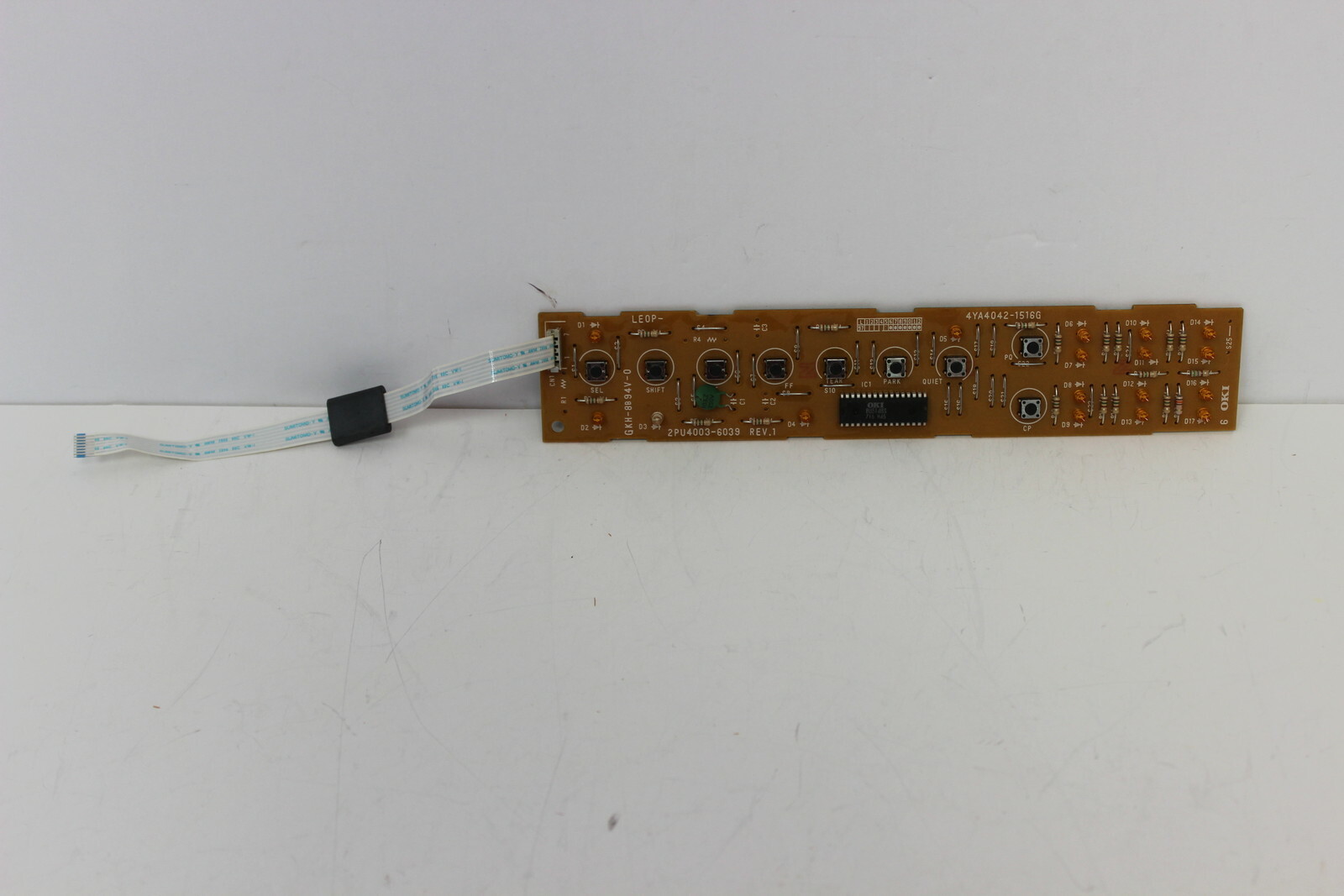 OKIDATA 55937501 LEOP 4YA4042-1516G OPERATOR PANEL BOARD ML590 ML591 PRINTER