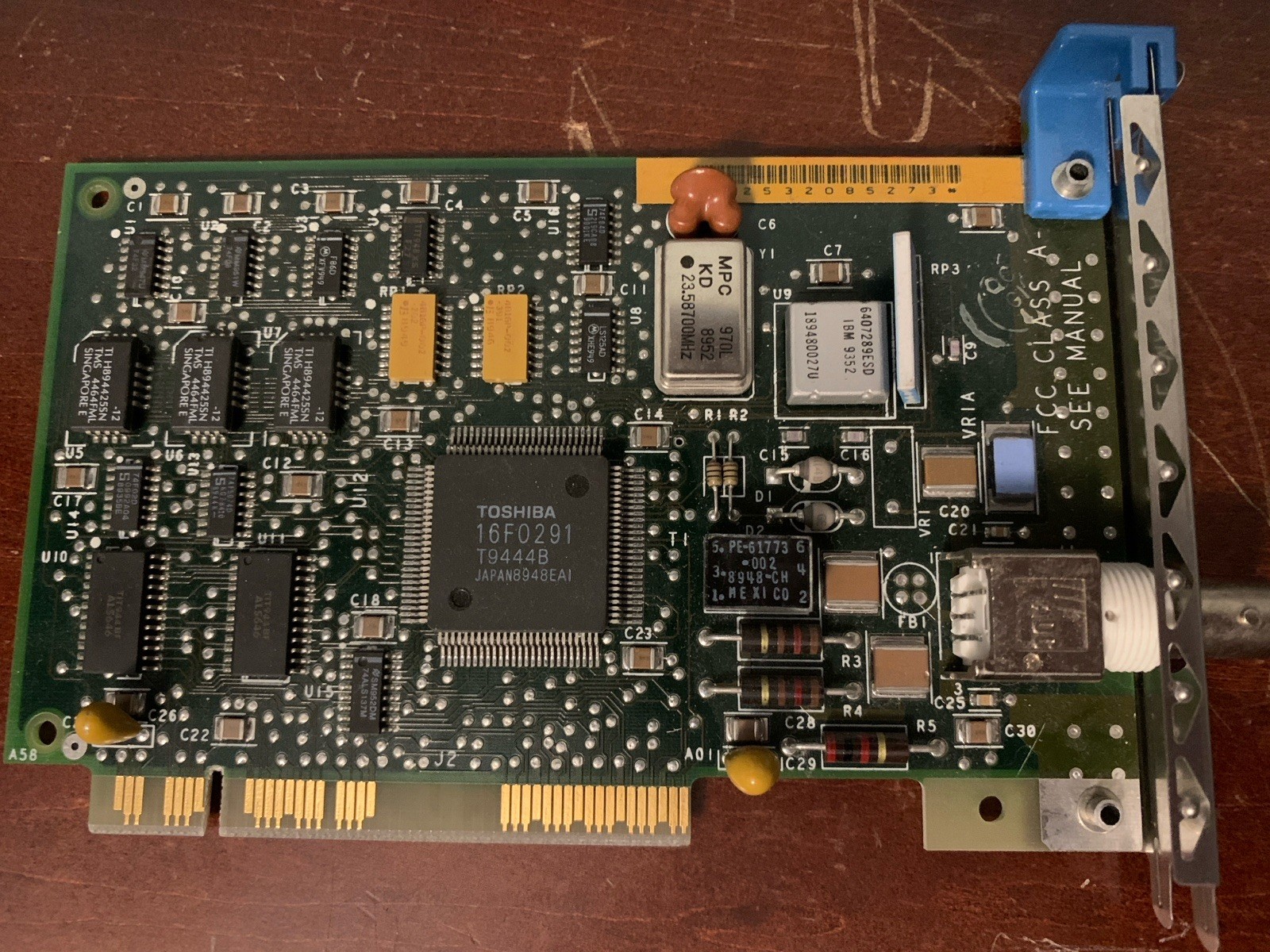 IBM PS/2 74F3457 Micro Channel Adapter 3270/A Pull From PS/2 Model 70 Luggable
