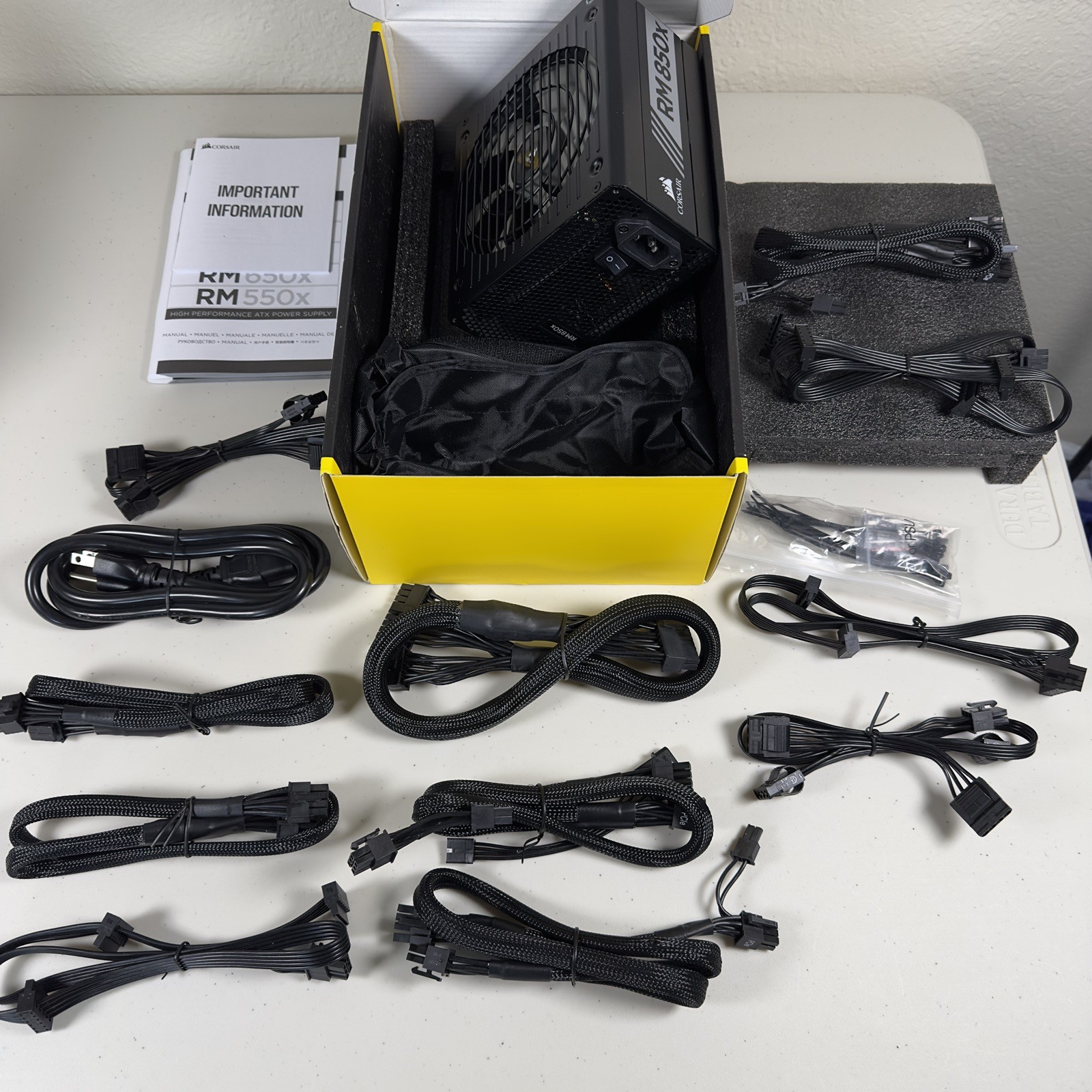 Corsair RMX Series RM850x Fully Modular Power Supply - Cable included